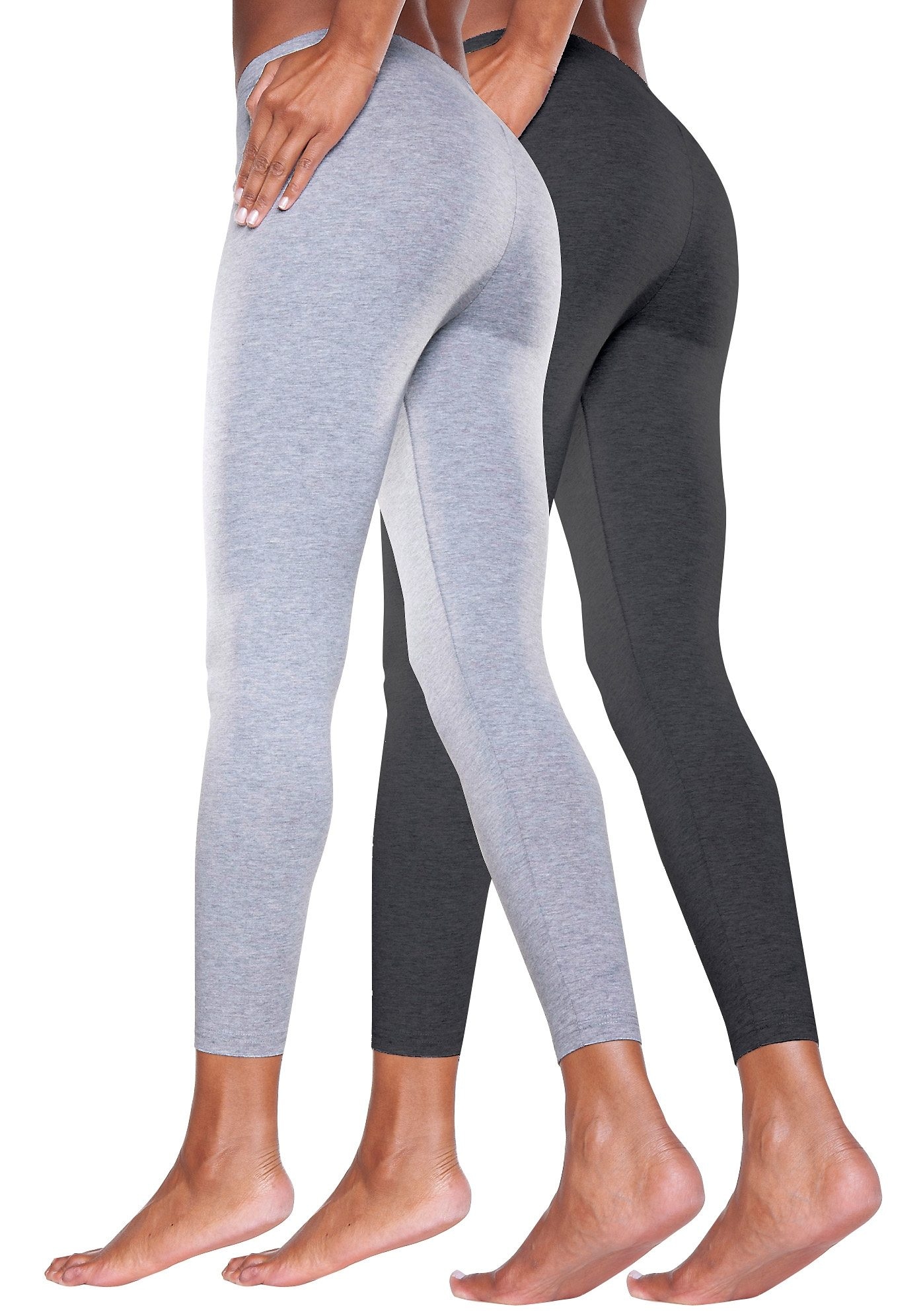 Vivance active Leggings, (2er-Pack), mit Gummibund, Loungewear für  bestellen | BAUR