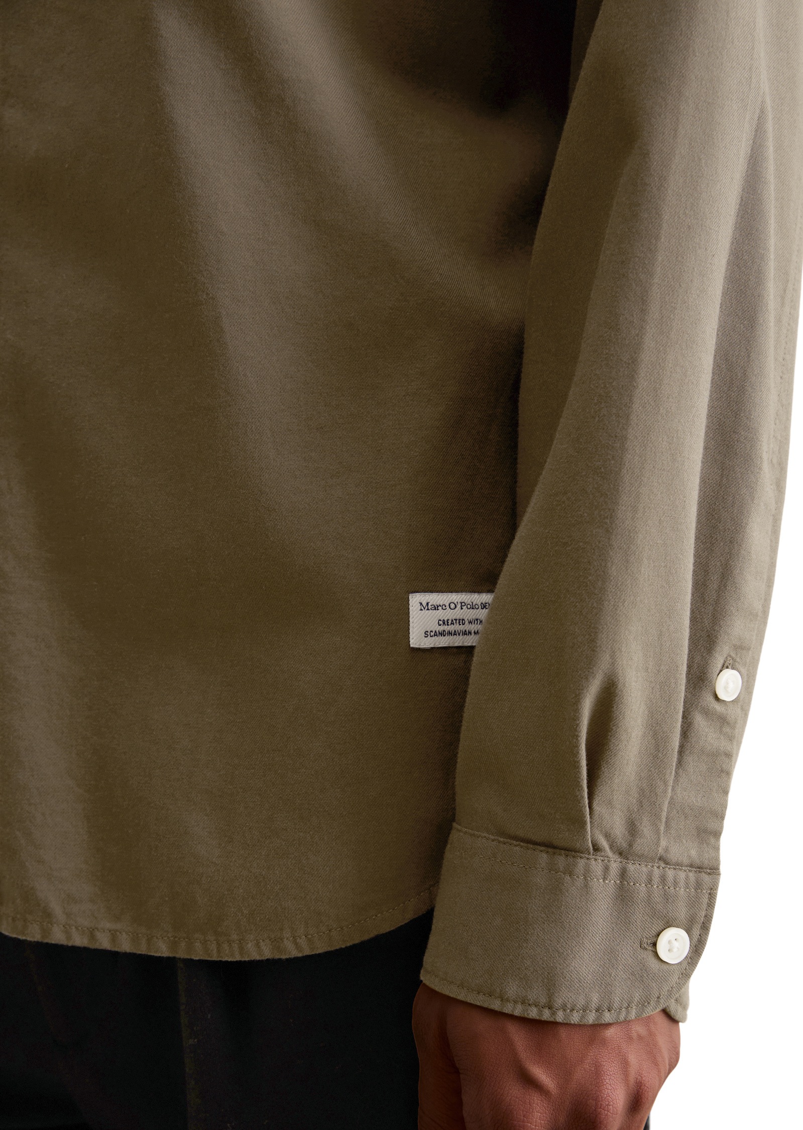 Marc O'Polo DENIM Langarmhemd »aus reiner Bio-Baumwolle«