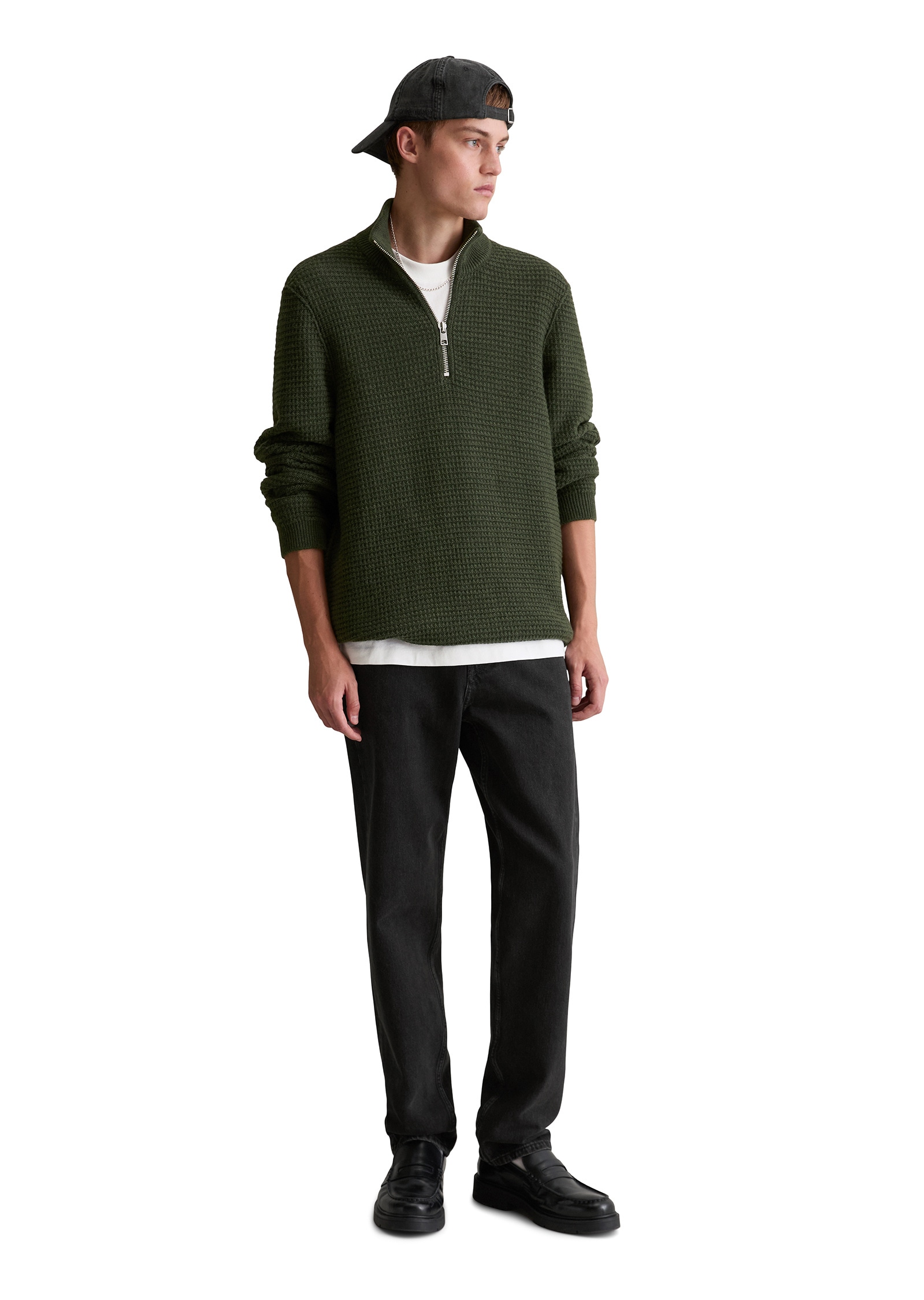 Marc O'Polo DENIM Troyer »mit markanter Struktur«