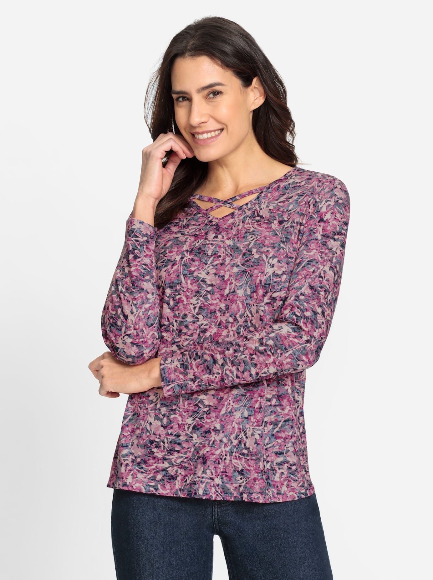 Inspirationen Langarmshirt »Shirt«, (1 tlg.)