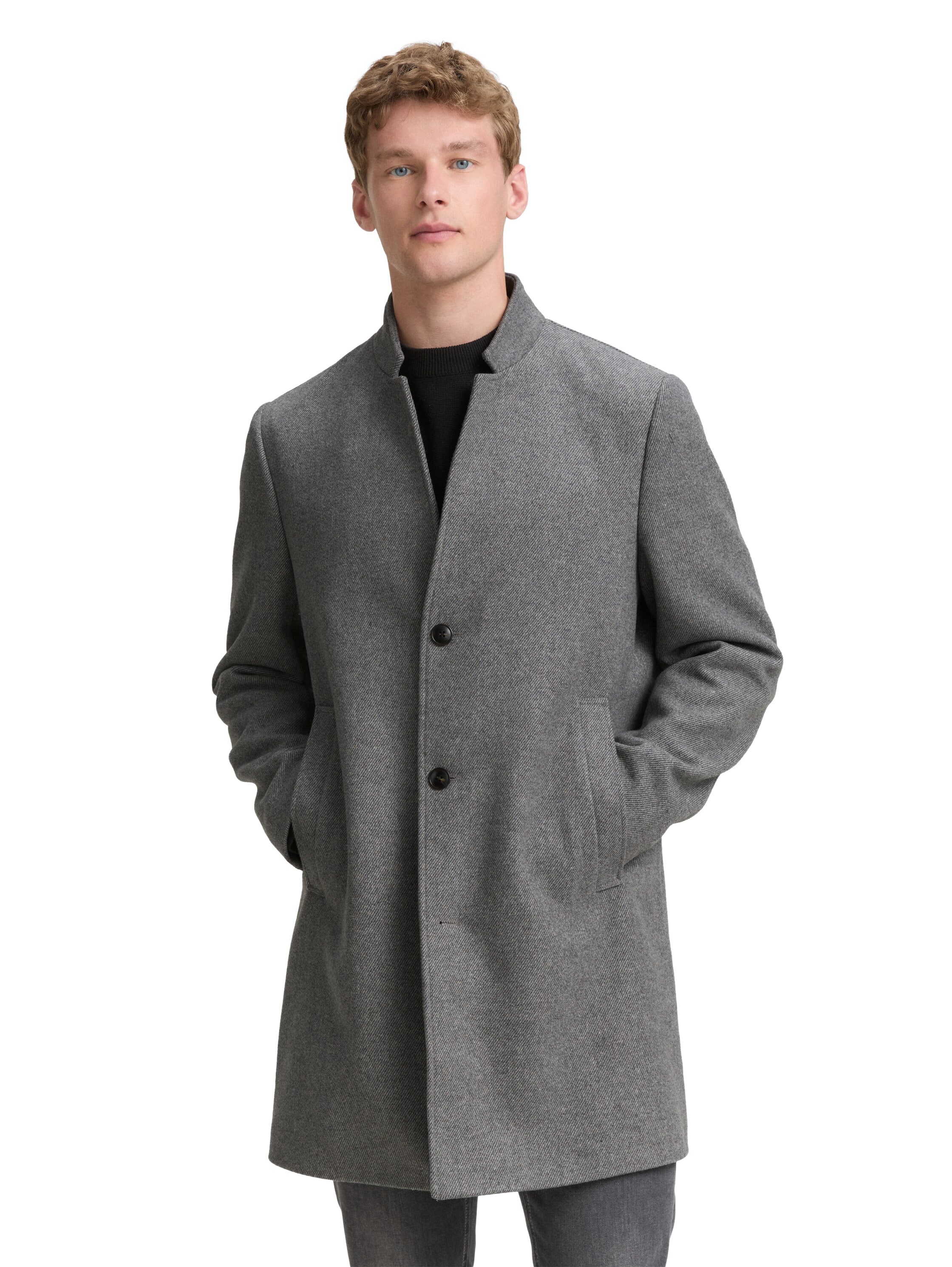 TOM TAILOR Denim Wolljacke, mit Stehkragen günstig online kaufen