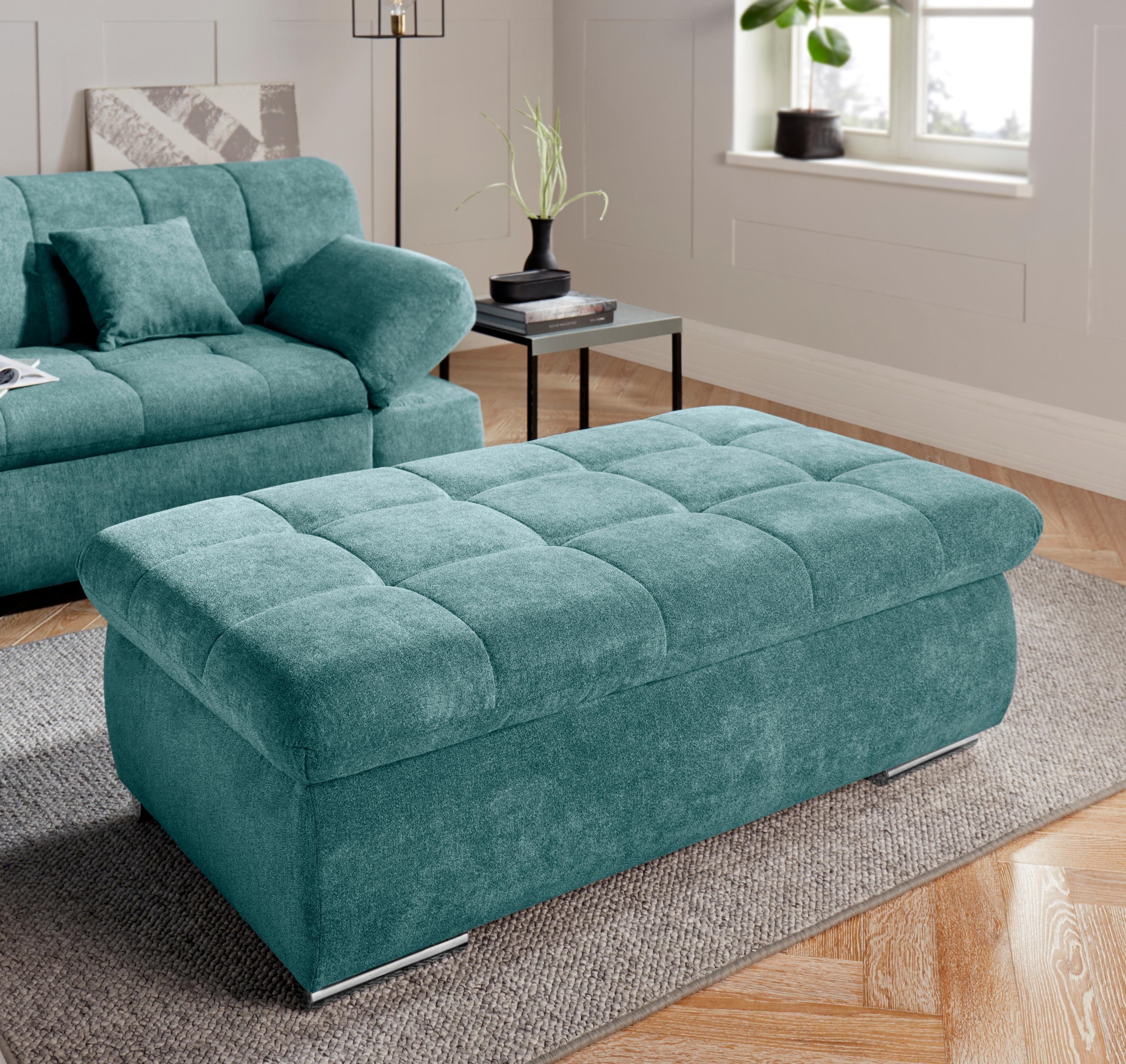 DOMO collection Hocker »Mona«, mit Stauraumfach