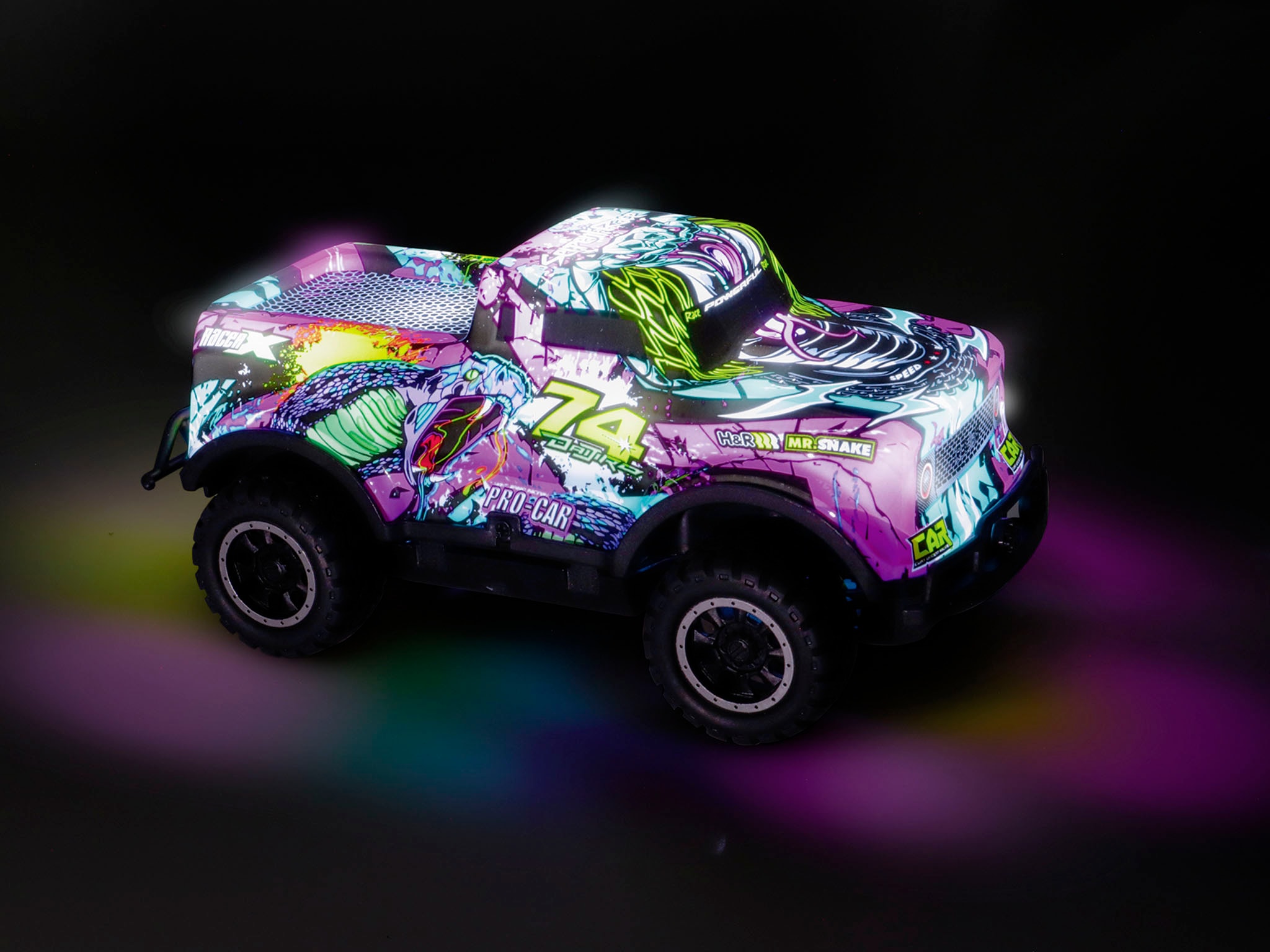 Revell® RC-Monstertruck »Revell® control, Ghost Driver, 2,4 GHZ, lila«, mit LED-Beleuchtung
