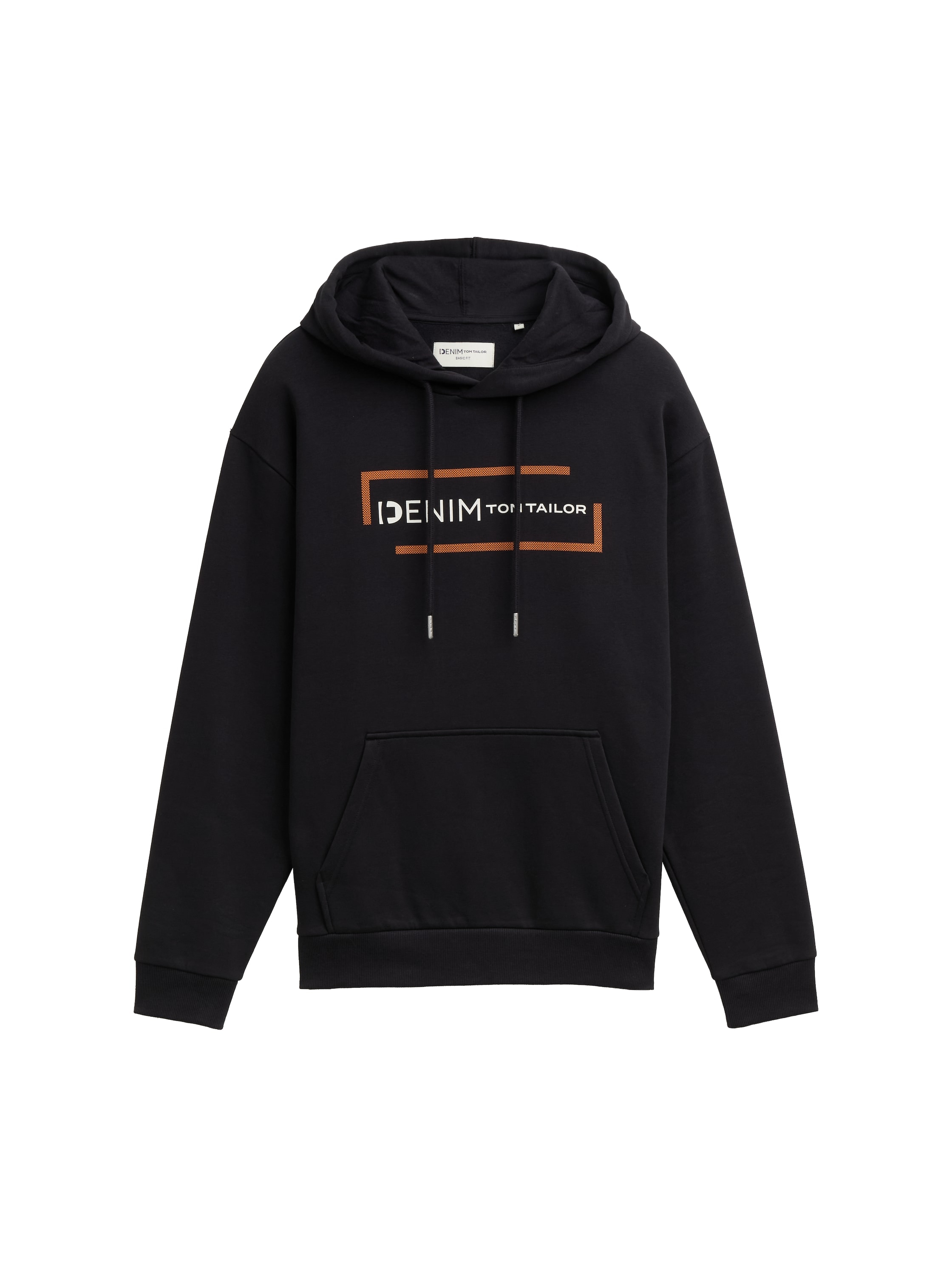 TOM TAILOR Denim Hoodie, mit großem Logoprint