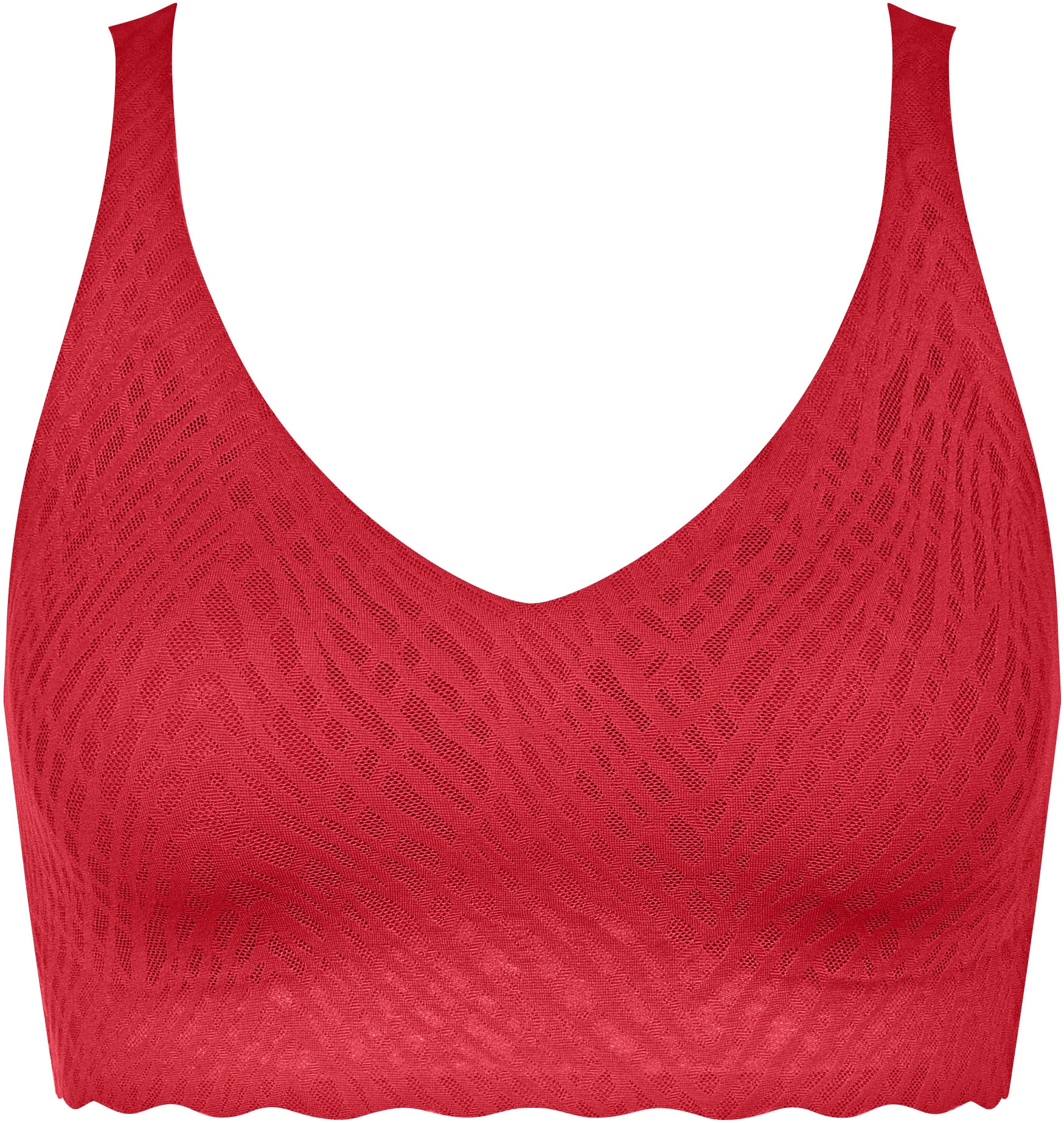 SLOGGI Bustier ZERO FEEL BLISS FESTIVE shanghai red rouge | XS