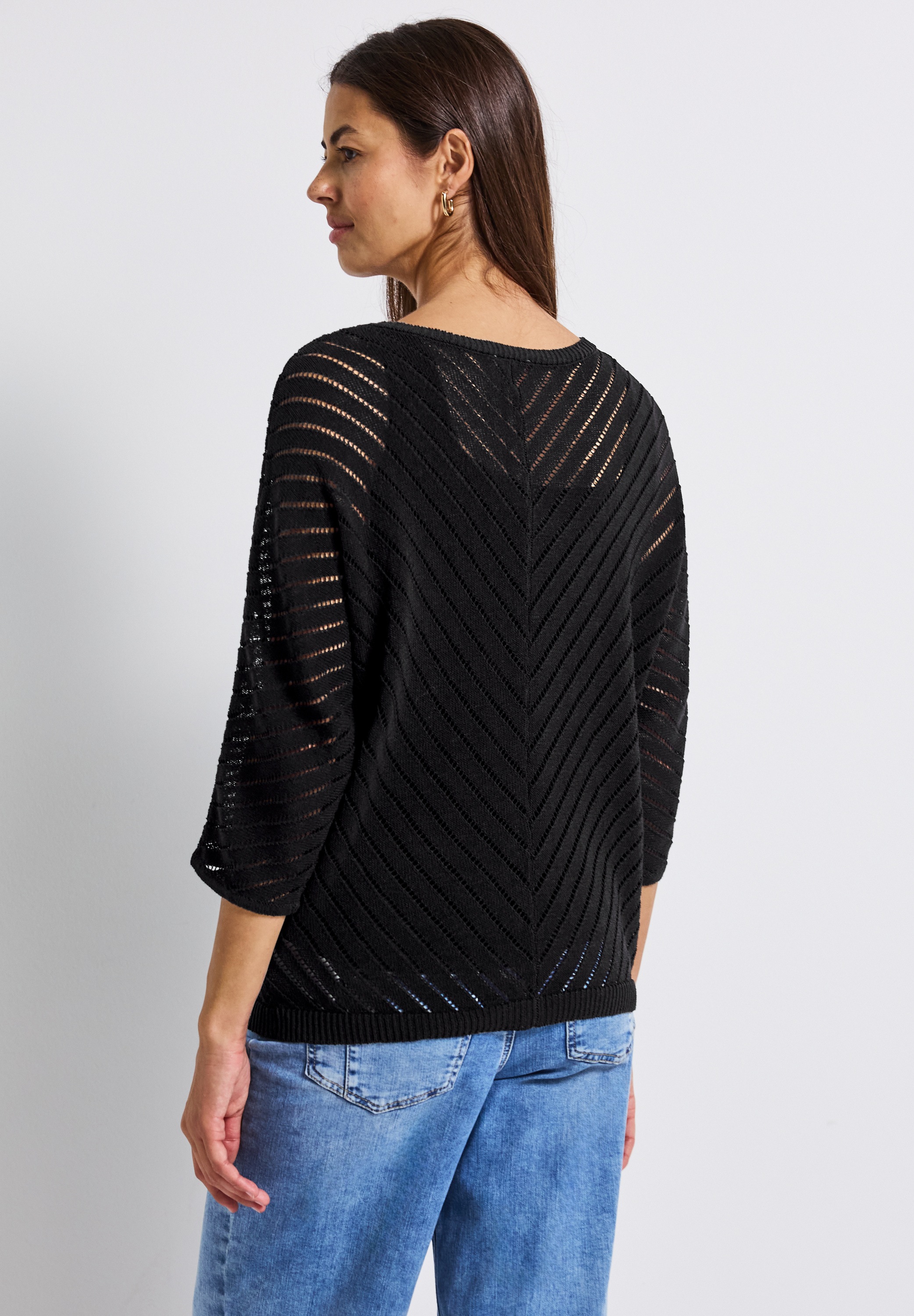 STREET ONE Strickpullover, im soften Baumwoll-Mix günstig online kaufen