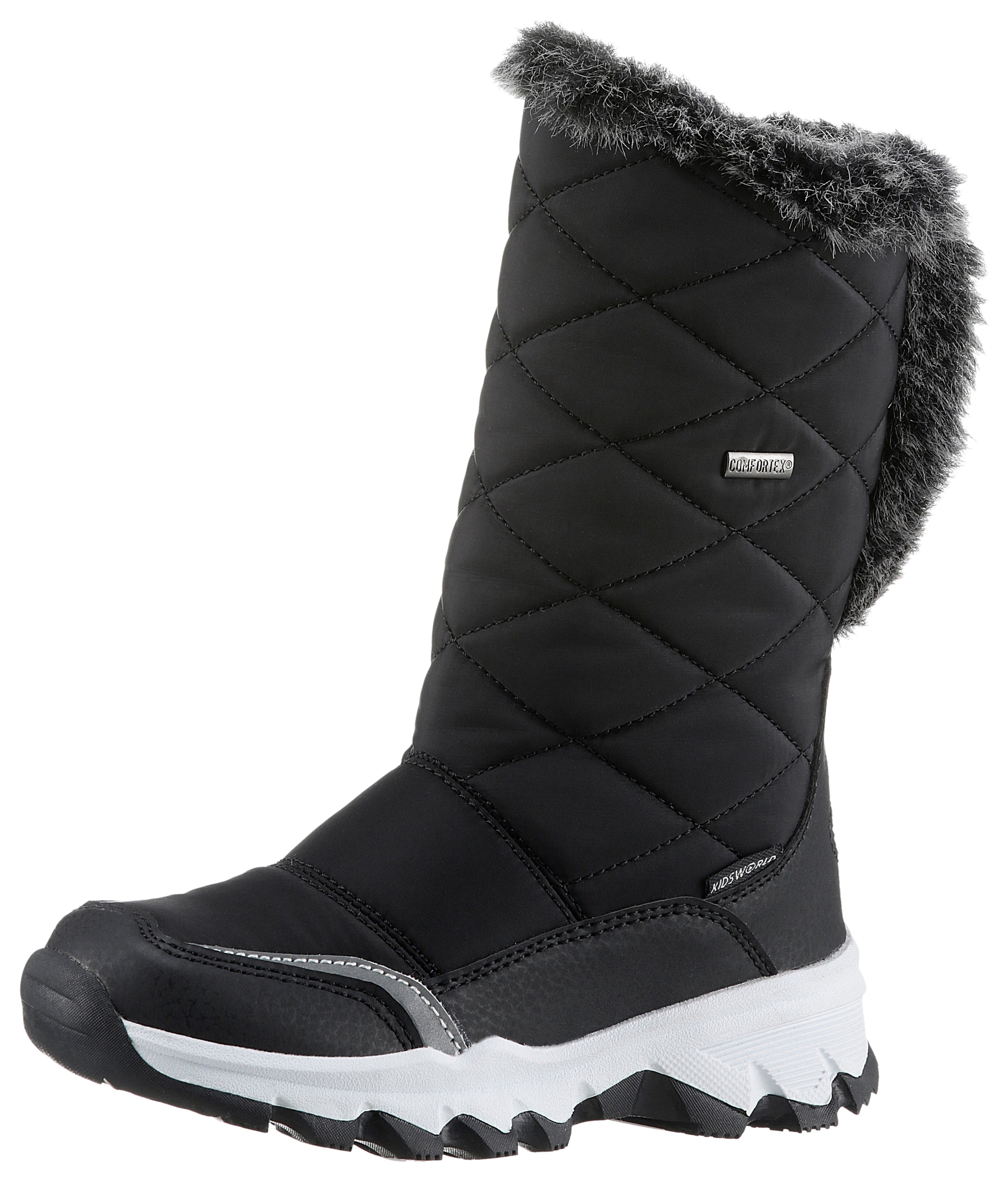 KIDSWORLD Snowboots "Randers", Winterstiefel, Klettstiefel mit wasserabweisender Comfortex-Membrane