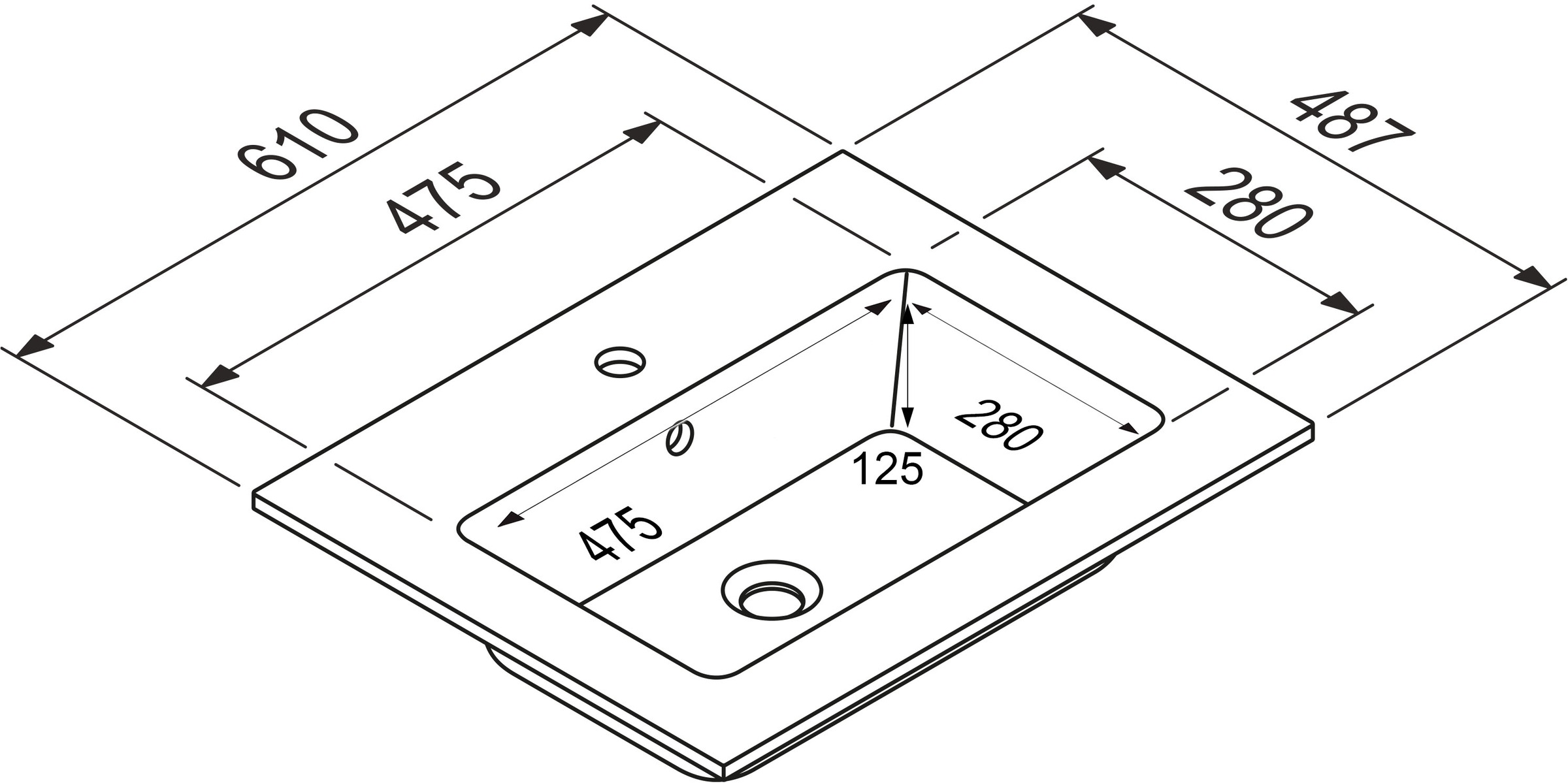 nobilia® Badmöbel-Set »Cascada«