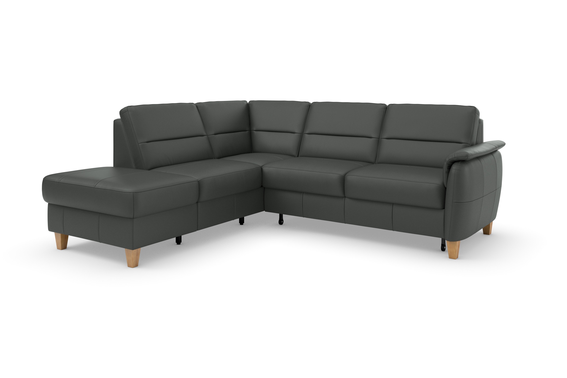 Home affaire Ecksofa »Palmera L-Form«, Federkern, wahlweise mit Bettfunktion und mit/ohne Stauraum