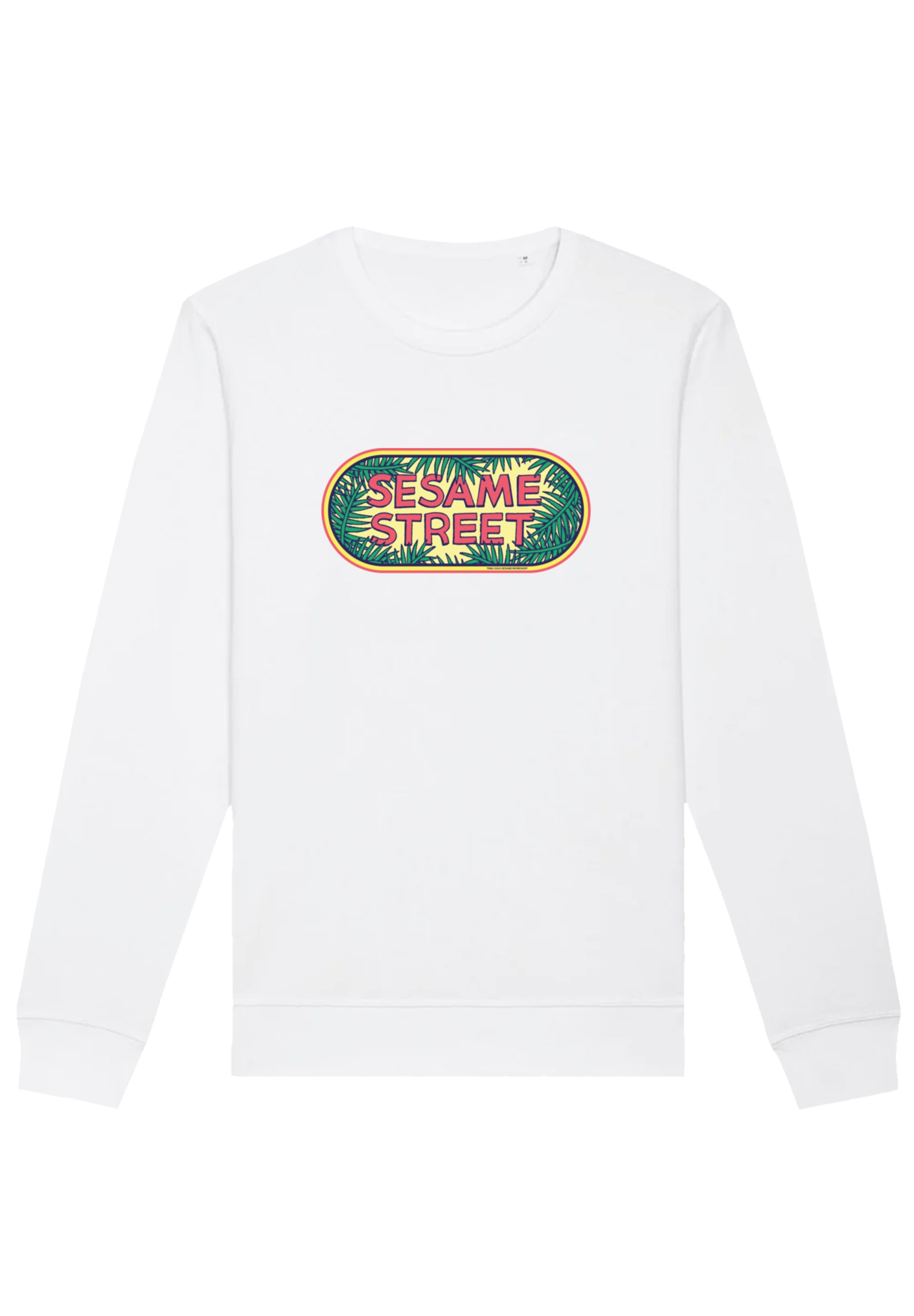 F4NT4STIC Sweatshirt »Sesamstraße Jungle Logo«, Premium Qualität,Nostalgie, Fernsehserie
