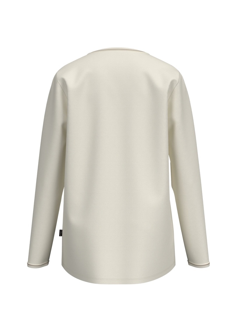 Trigema Schlafanzug »TRIGEMA Pyjama Oberteil mit goldenem Leo Herz Motiv« 1