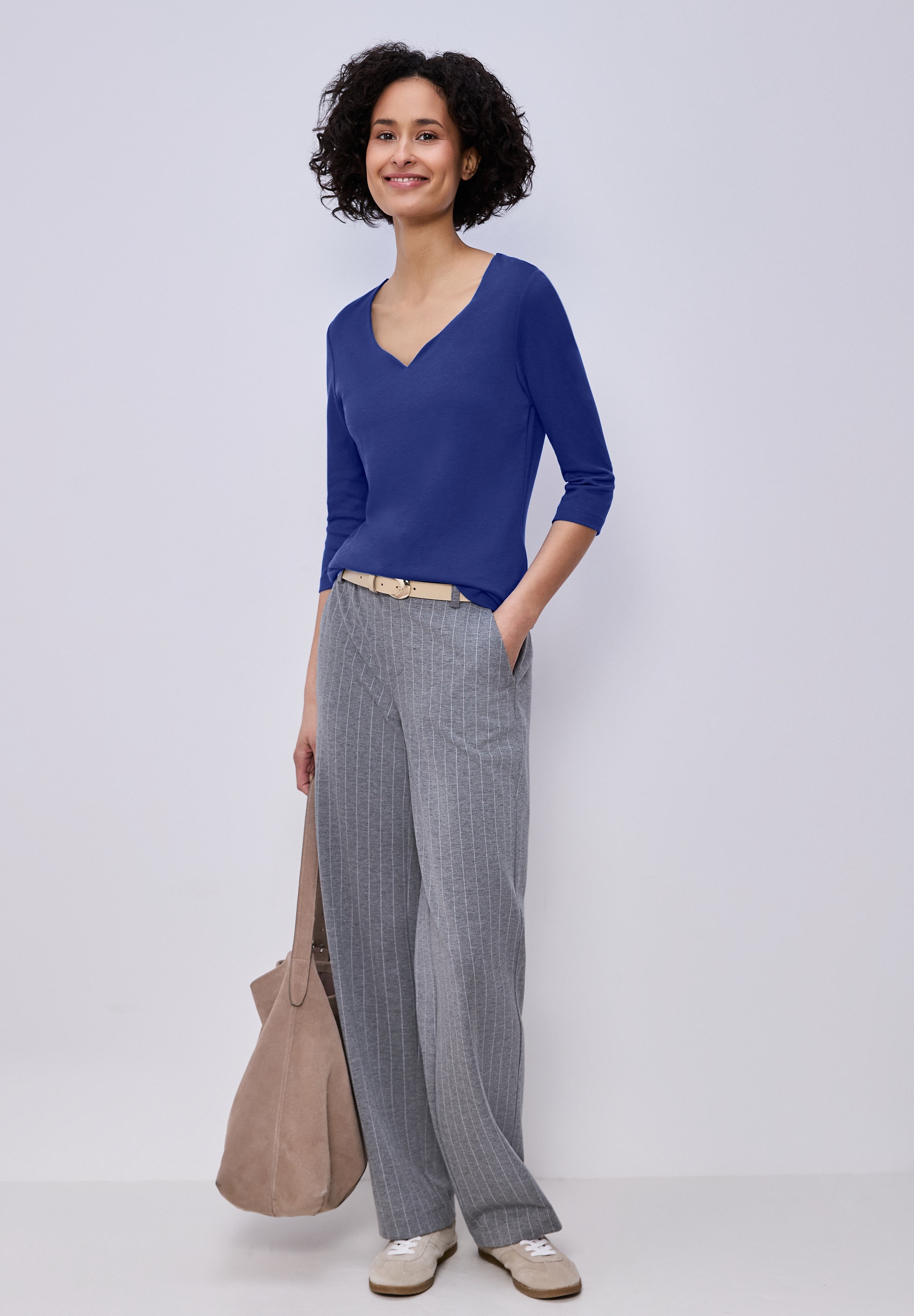 STREET ONE 3/4-Arm-Shirt mit 3/4 Ärmeln