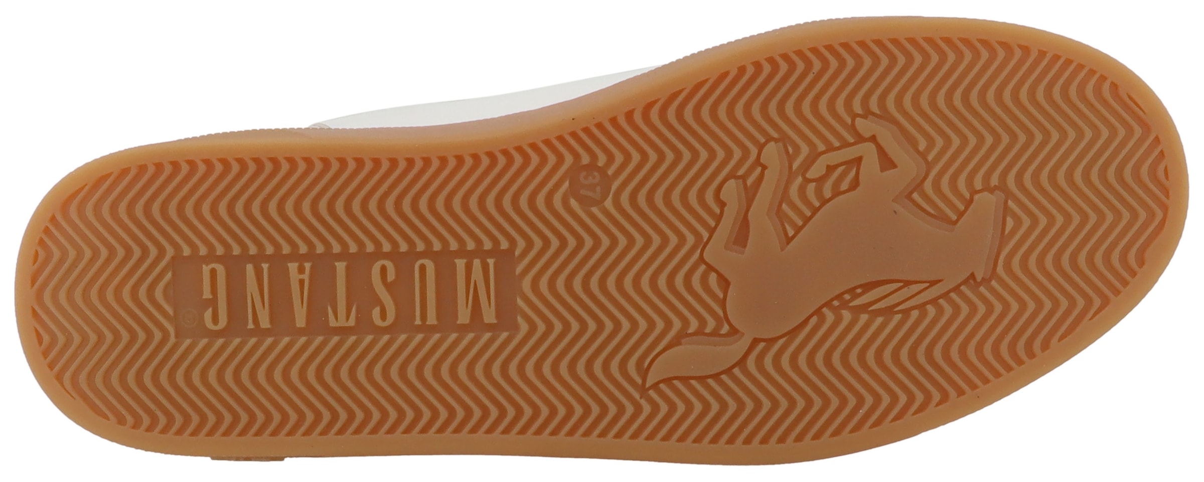 Mustang Shoes Sneaker »Ornella«  Freizeitschuh, Halbschuh, Schnürschuh mit modischen Kontrastbesätzen