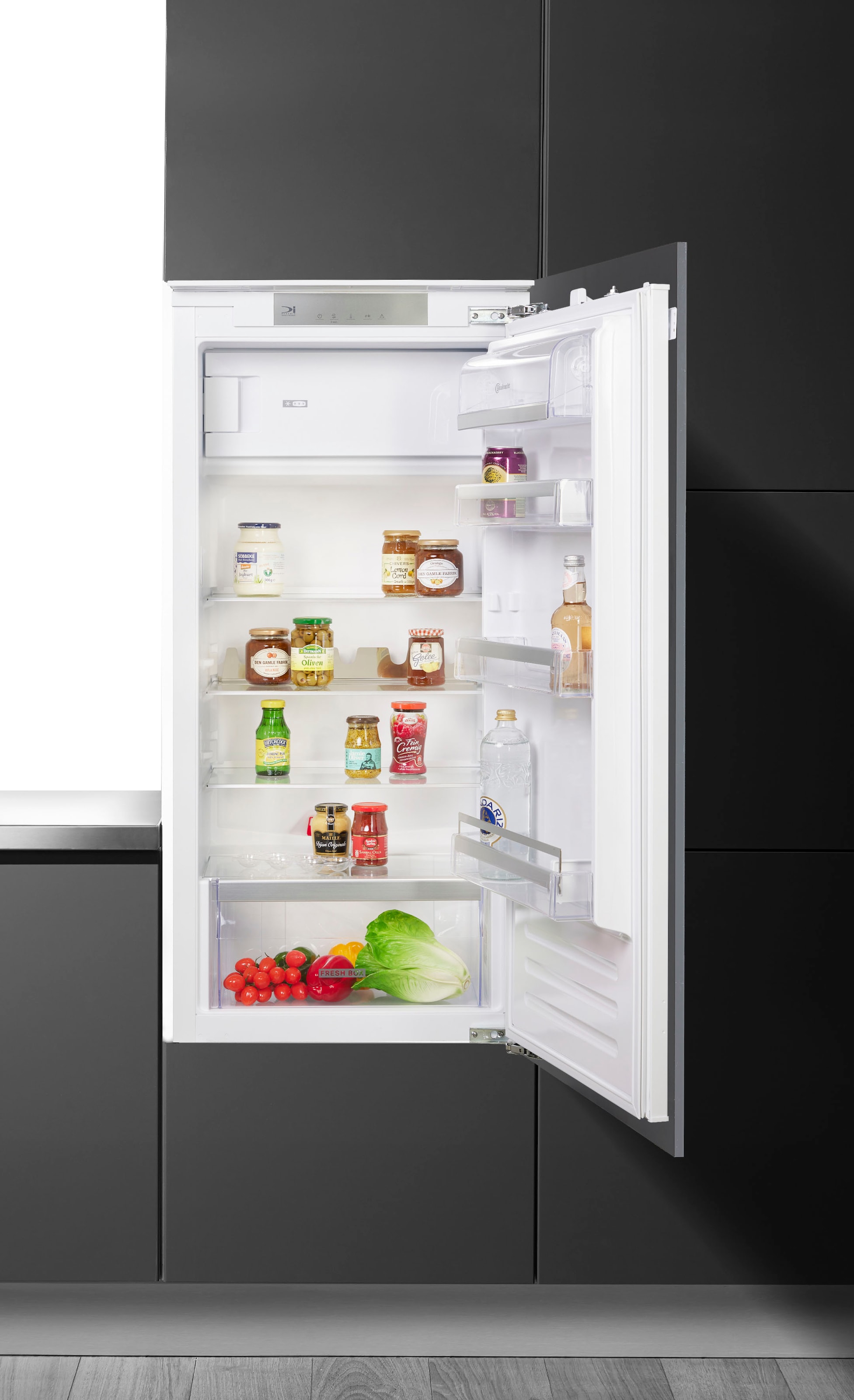 BAUKNECHT Einbaukühlschrank "BKSI 12GF2D" 122 cm hoch 55,7 cm breit mit Gef günstig online kaufen