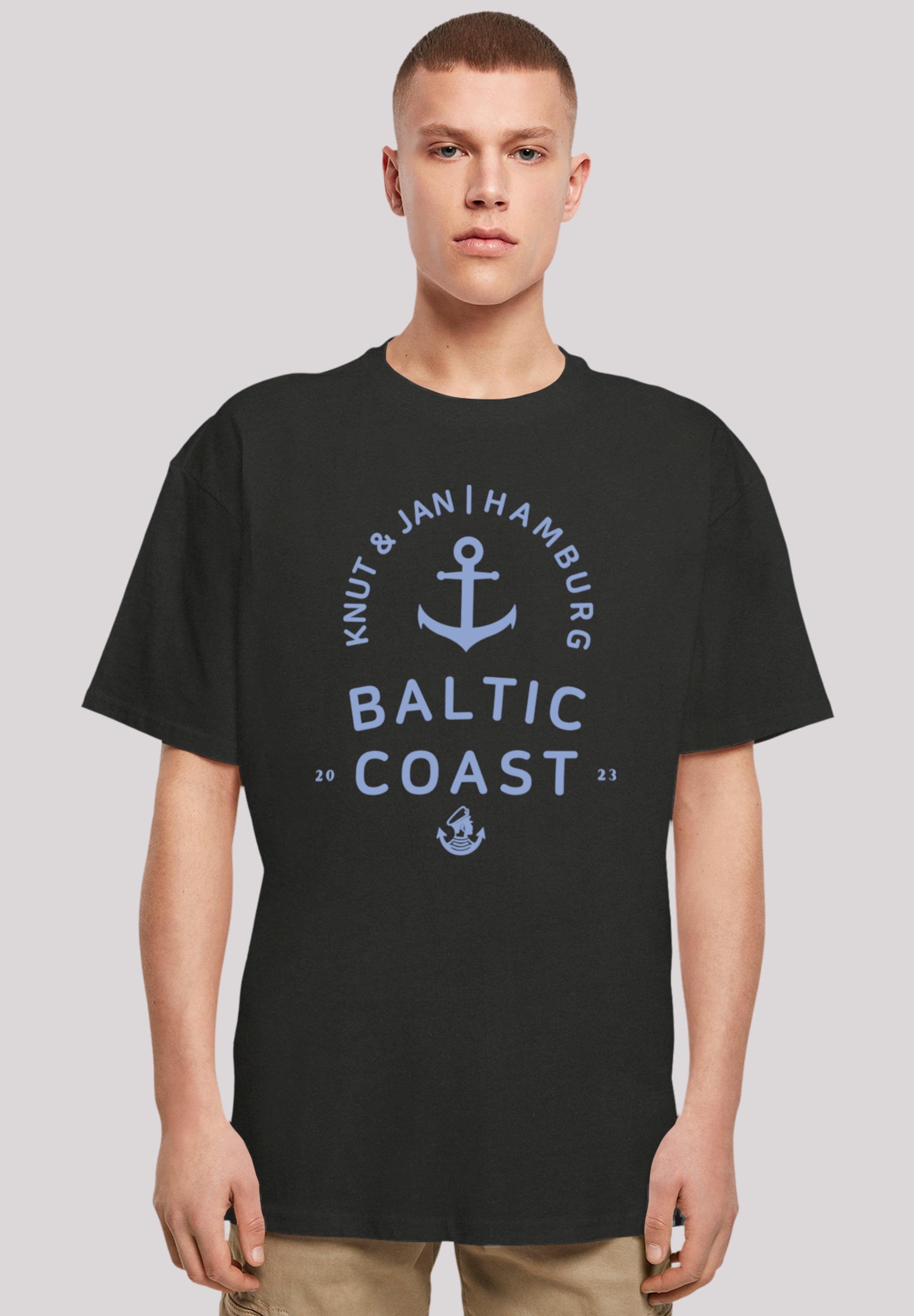 F4NT4STIC T-Shirt "Ostsee Logo Knut & Jan Hamburg", Print günstig online kaufen