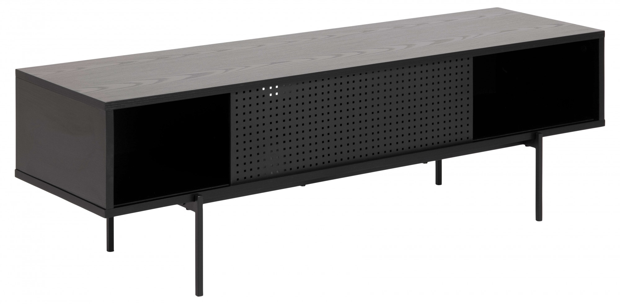 ACTONA GROUP TV-Schrank »Angus«, TV-Bank,TV Tisch mit 1 Schiebetür schwarz.  Höhe 44,50 cm kaufen | BAUR
