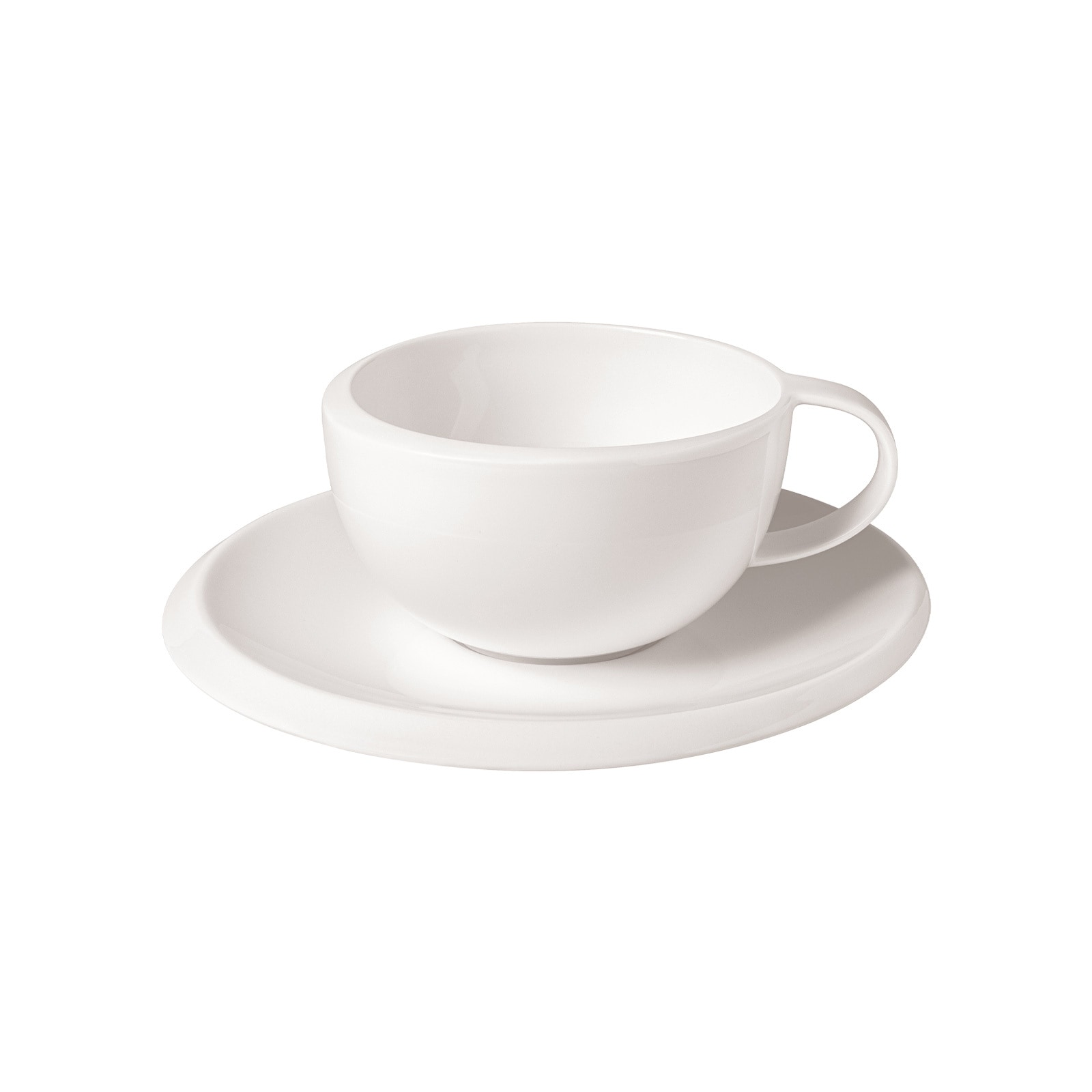Villeroy & Boch Tasse "Kaffeetasse mit Untertasse NewMoon 190 ml weiß" günstig online kaufen