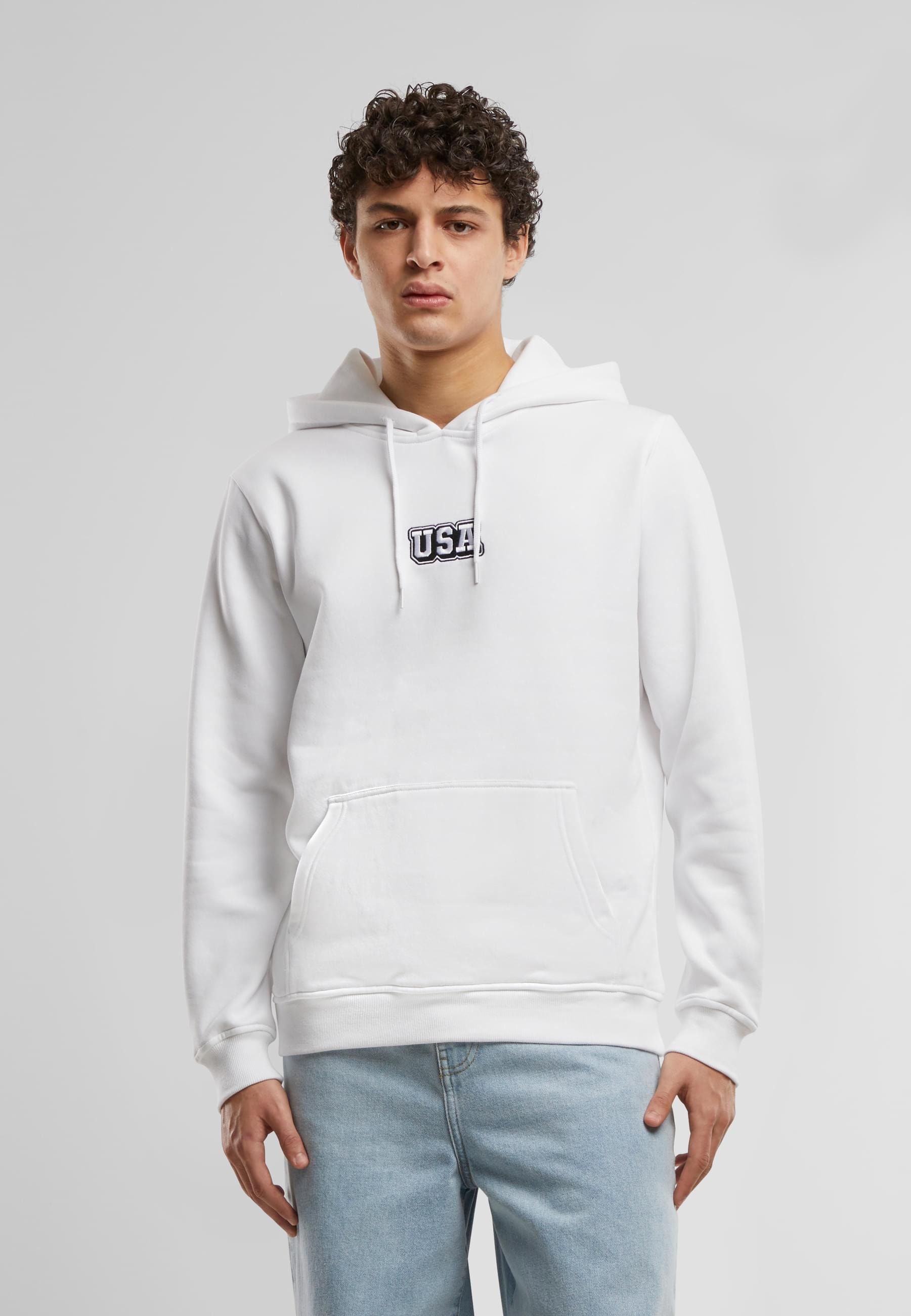 MisterTee Kapuzensweatshirt »MisterTee USA College Wording Patch Hoody«, (1 tlg.)