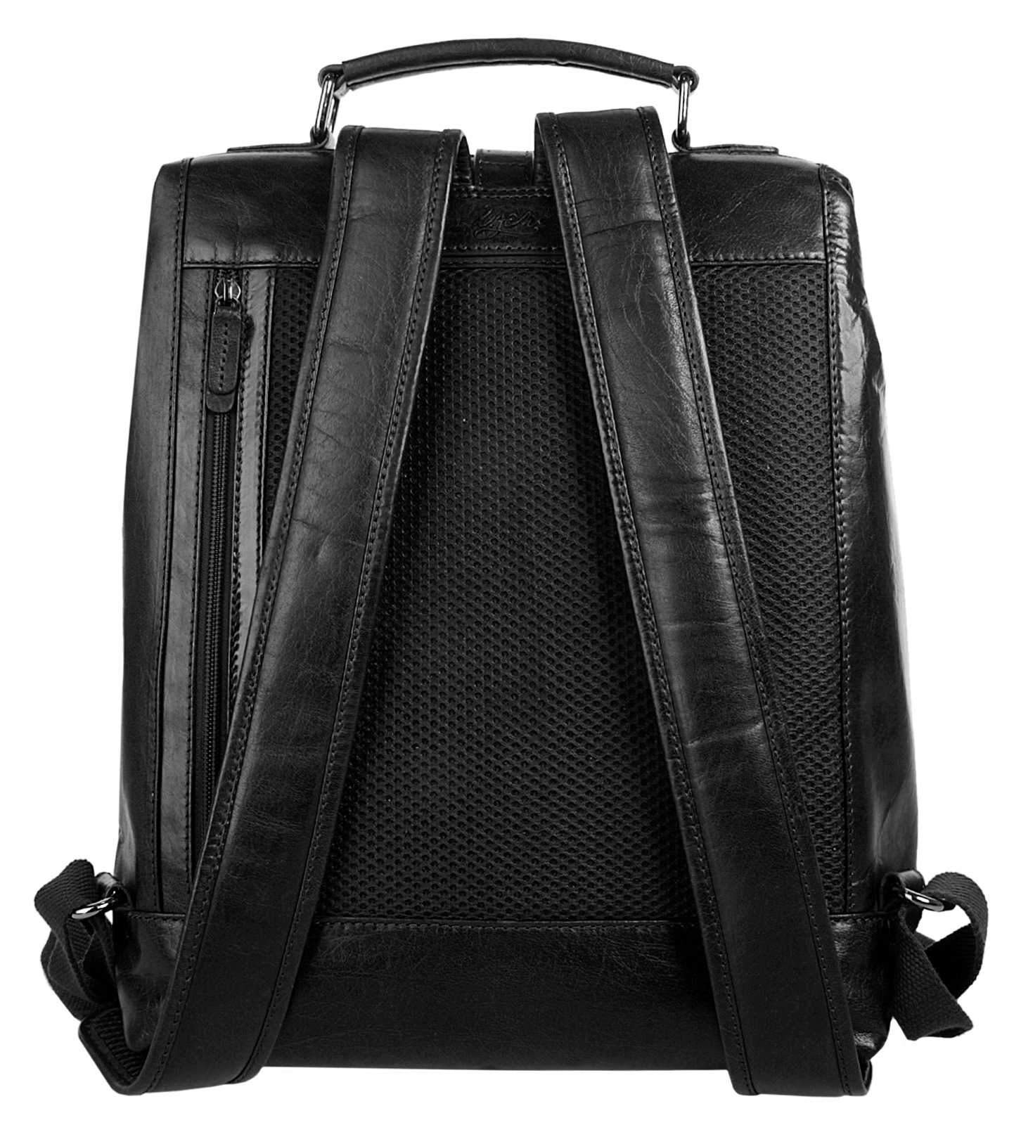 X-Zone Laptoprucksack, echt Leder