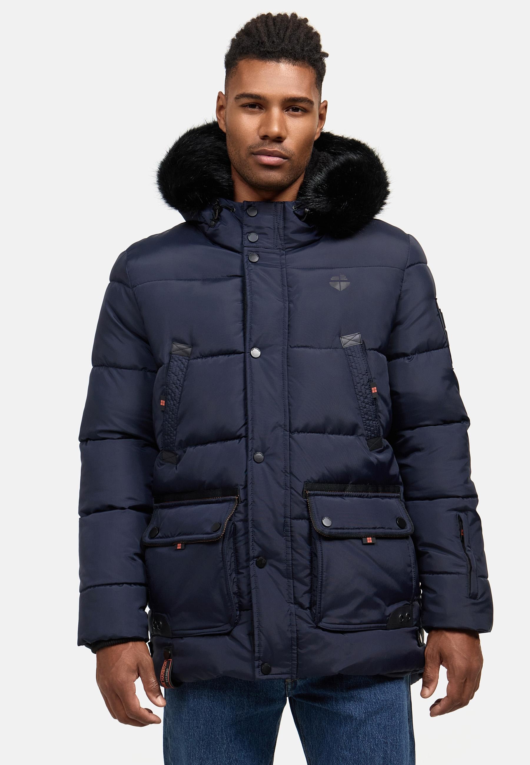 Stone Harbour Steppjacke »Mironoo«, mit Kapuze, stylische Outdoorjacke mit großer Kapuze