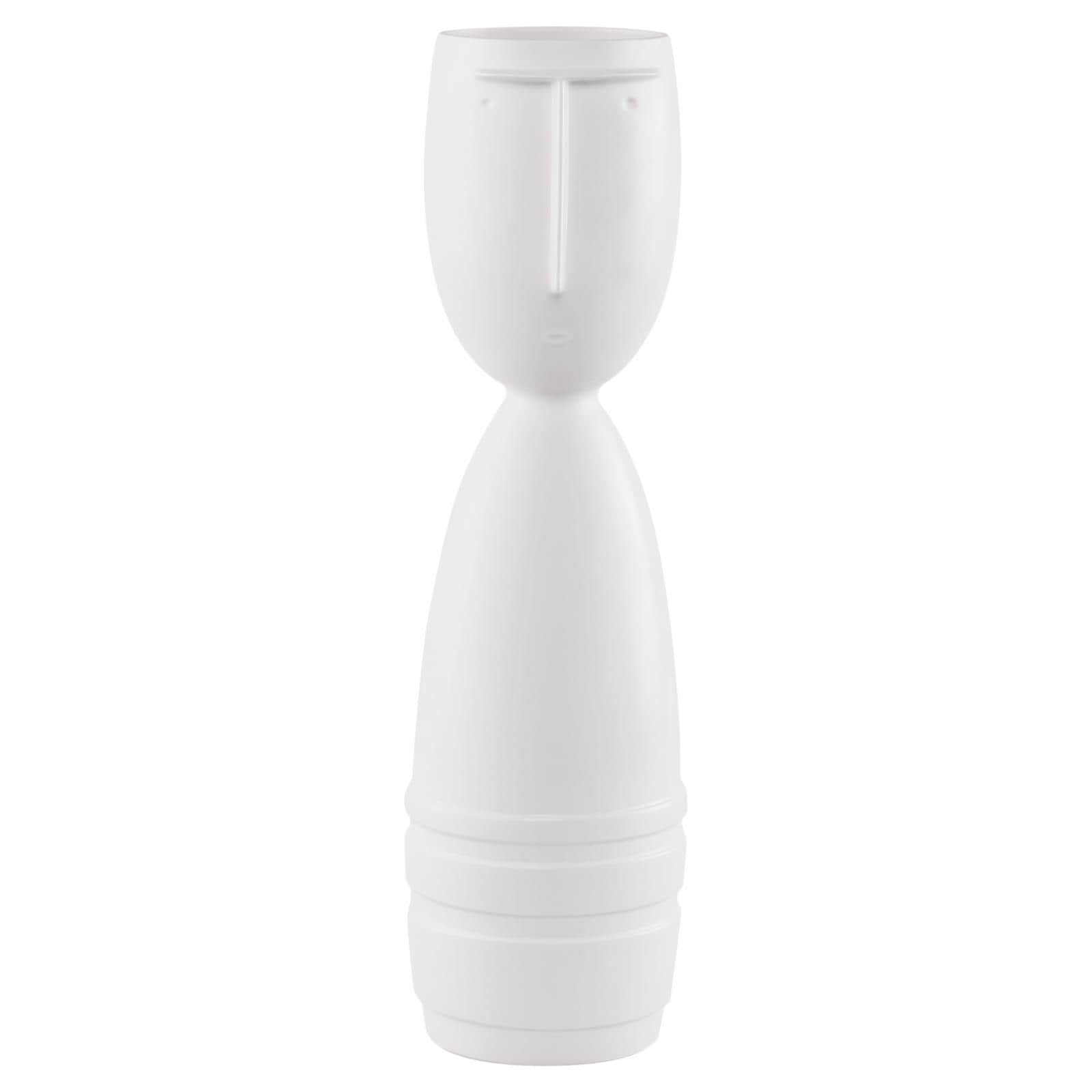 Goebel Dekovase "Vase "Günther" Studio 8 Vultus 41 cm weiß" Abwischbar
