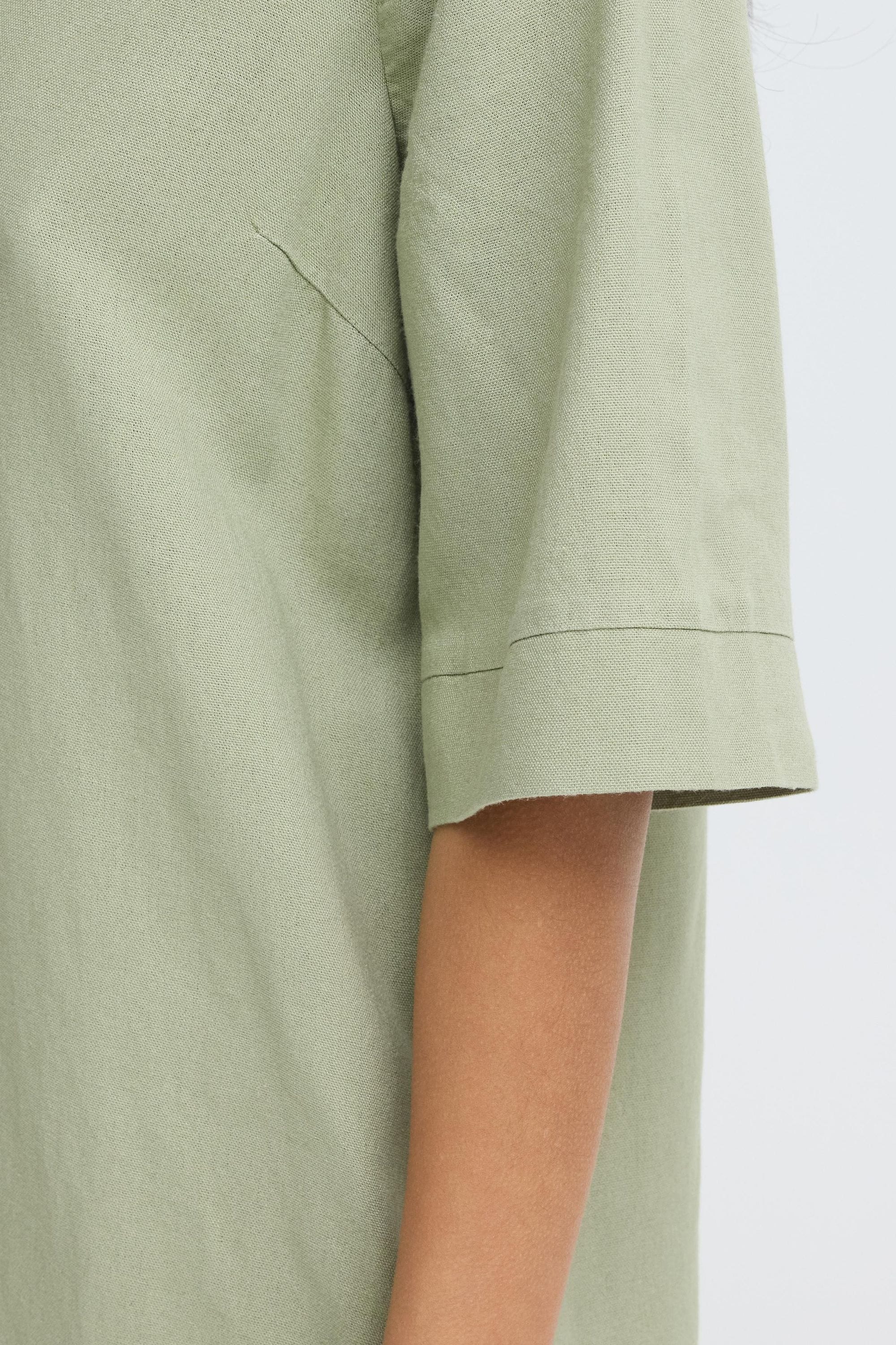 OXMO Minikleid »Minikleid OXNInna Linen Mix«