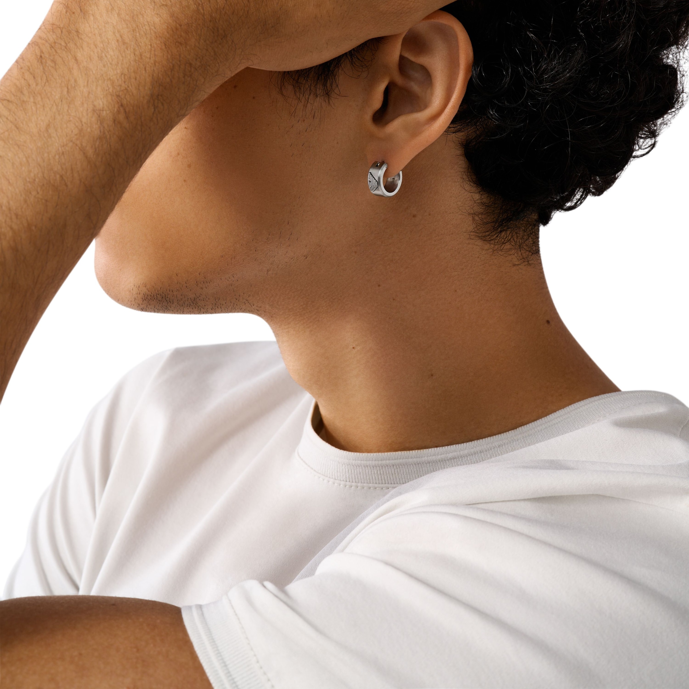 Emporio Armani Paar Creolen »Schmuck Geschenk Edelstahl, EGS3165040«