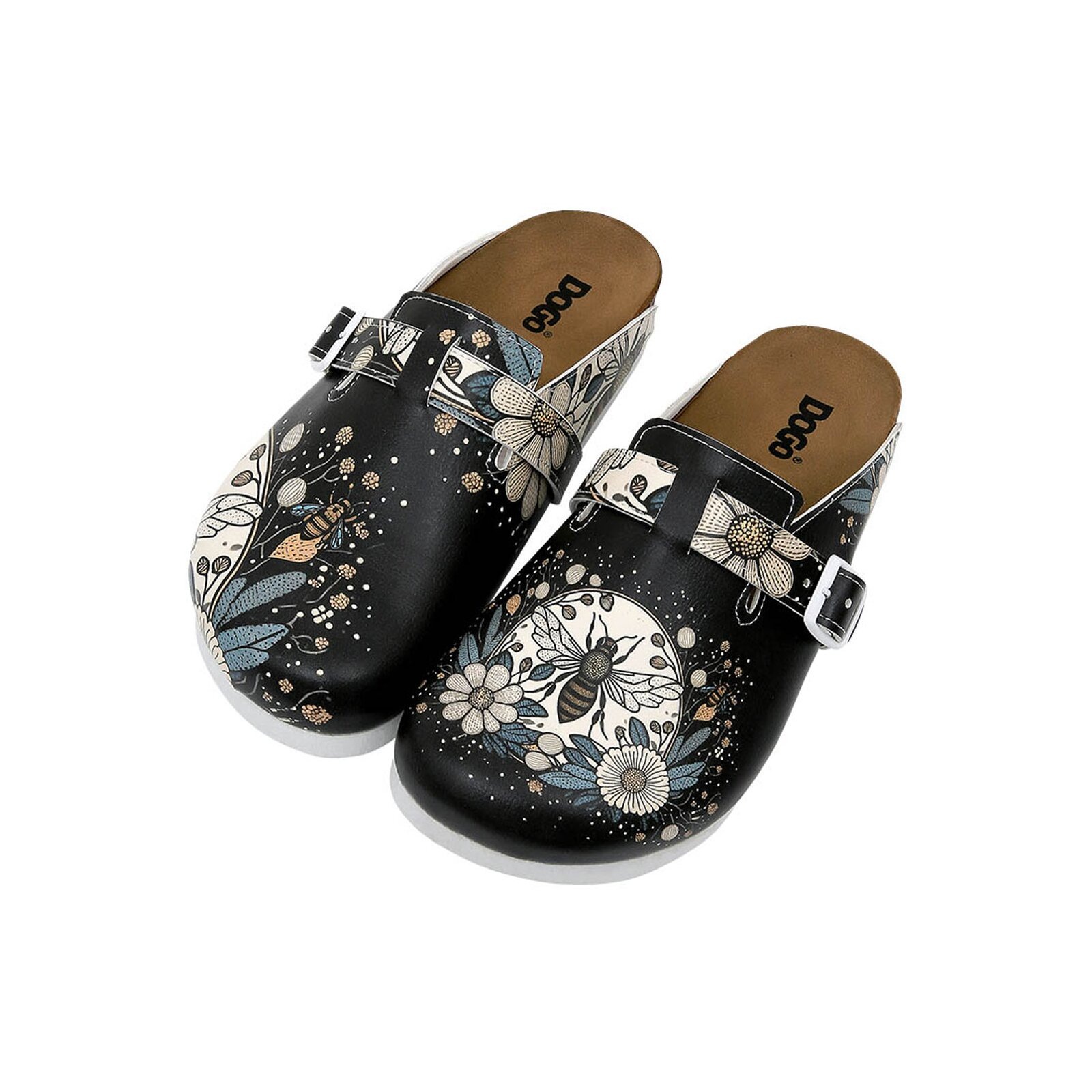 DOGO Hausschuh "Comfie Bee With Flowers Damen Hausschuhe / Female", Vegan günstig online kaufen