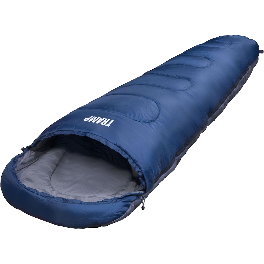 EXPLORER Mumienschlafsack »TRAMP Camping Schlafsack 230x80x55cm Outdoor«, (+9°C bis -9°C warm Frühling/Sommer/Herbst Reise Festival)