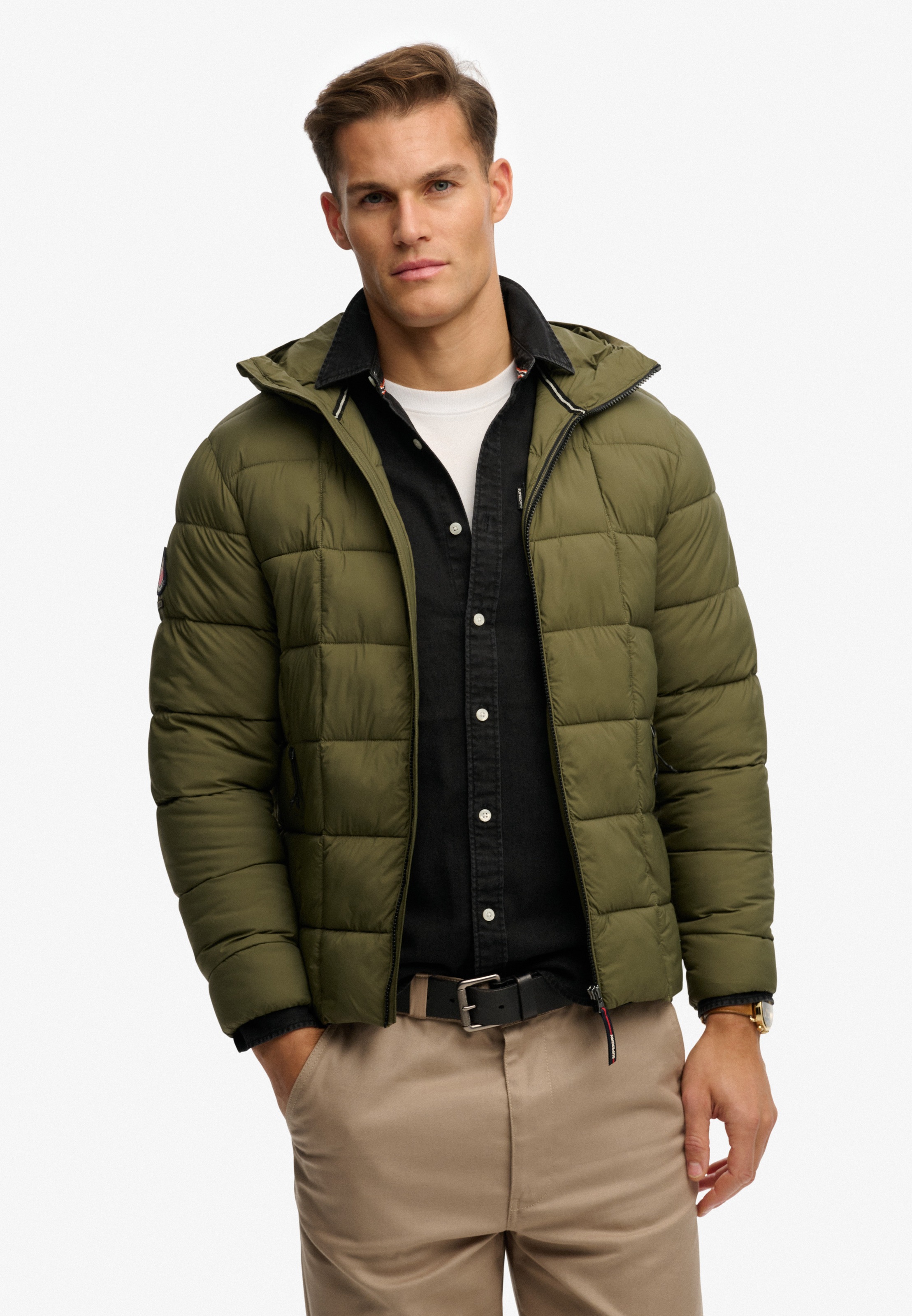 Superdry Steppjacke "HOOD BOX QUILT FUJI LITE JKT" günstig online kaufen