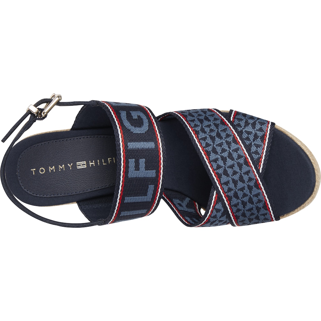 Tommy Hilfiger High-Heel-Sandalette »TOMMY WEBBING HIGH WEDGE SANDAL«