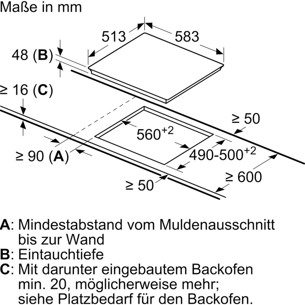 NEFF Backofen-Set »XB38I«, B1CCC0AN0, mit Teleskopauszug nachrüstbar