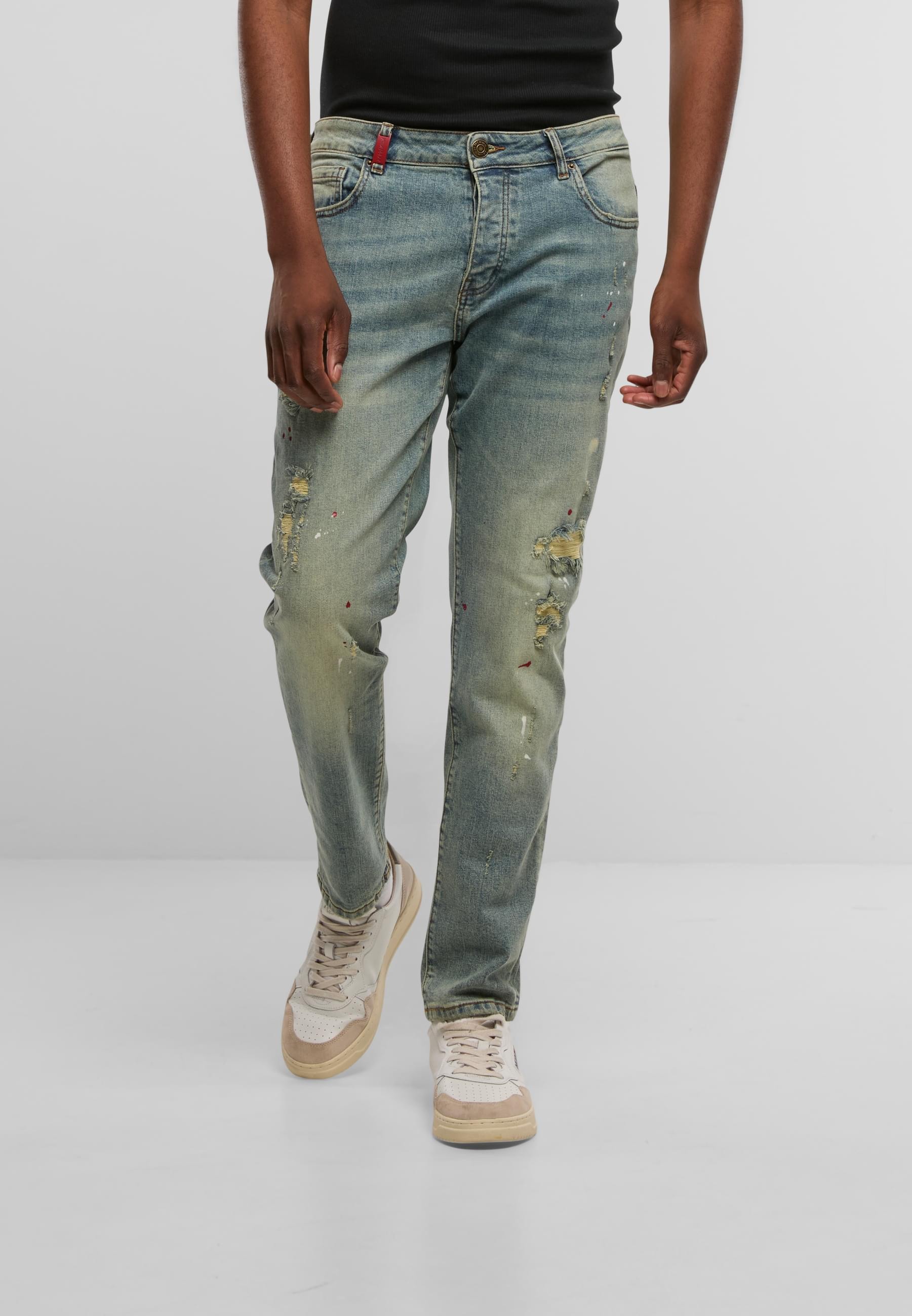 2Y Premium Bequeme Jeans "2Y Premium 2Y JULIO RIPPED SLIM FIT JEANS" günstig online kaufen