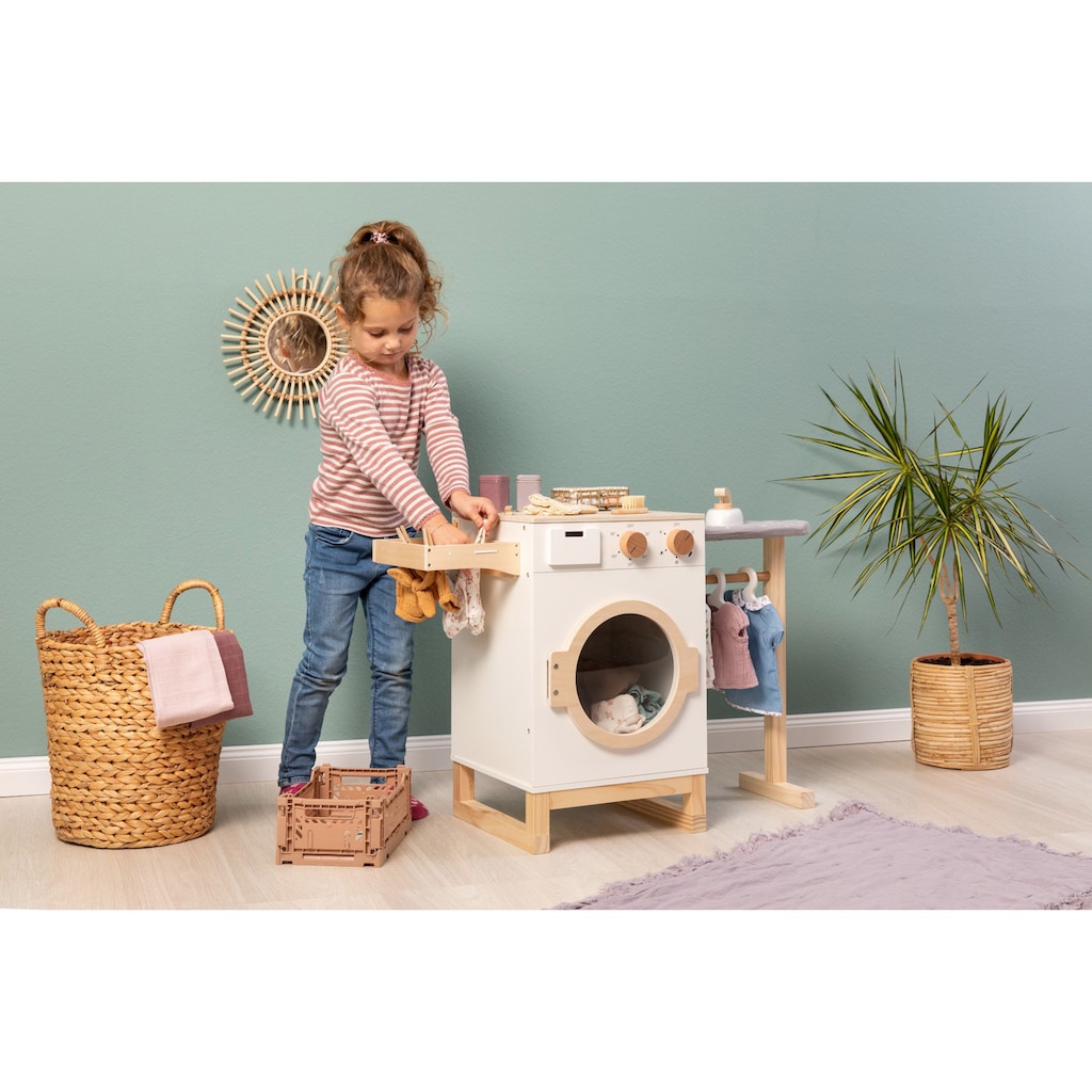 MUSTERKIND® Kinder-Haushaltsset »Wasch- und Bügelcenter Rumex«, aus Holz