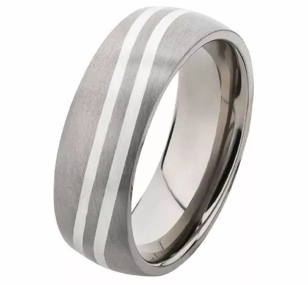 Partnerring »Schmuck Geschenk "LIEBE" Titan«, mit oder ohne Zirkonia (synth.)