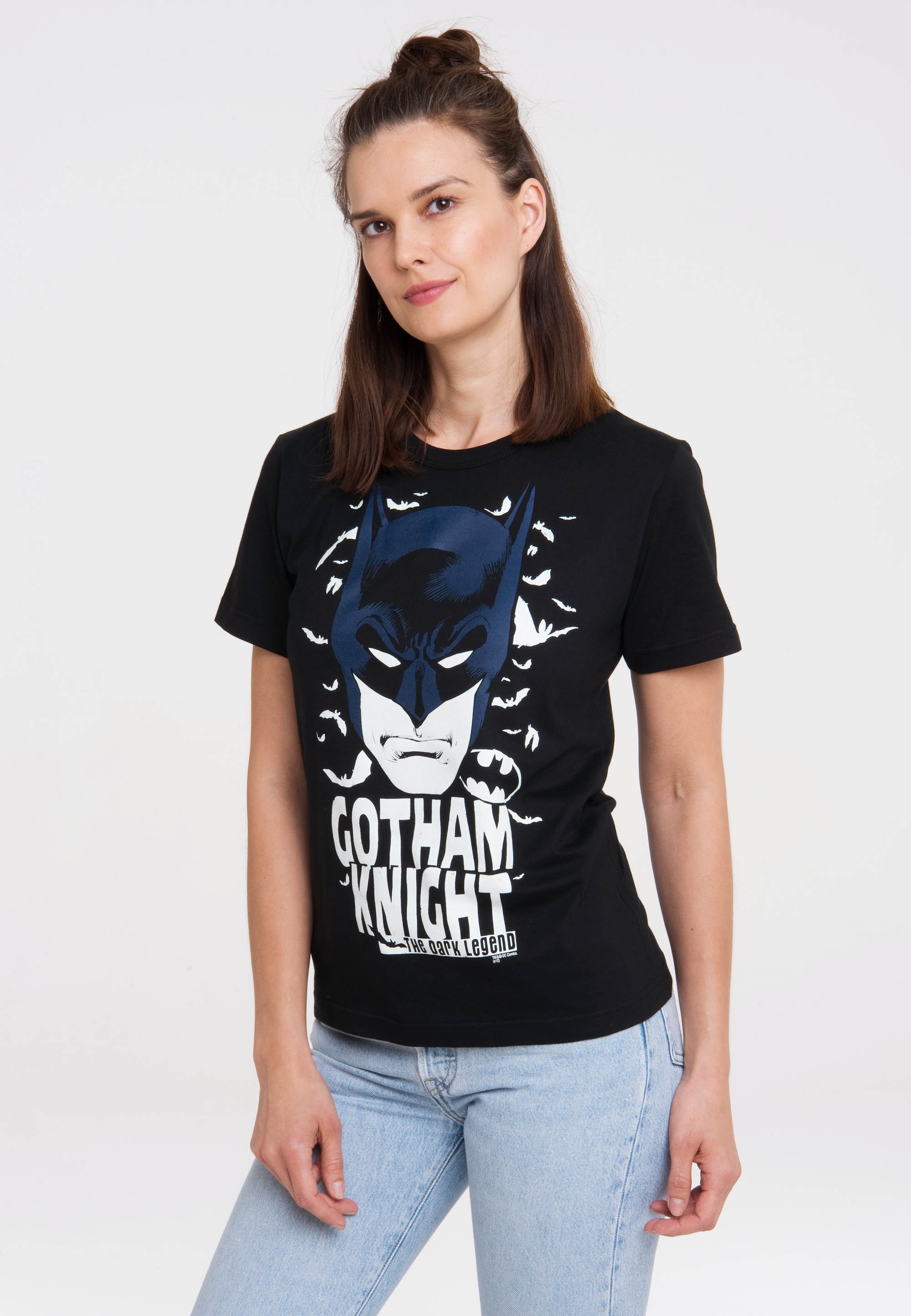 LOGOSHIRT T-Shirt »DC Comics – Batman«, mit lizenziertem Print