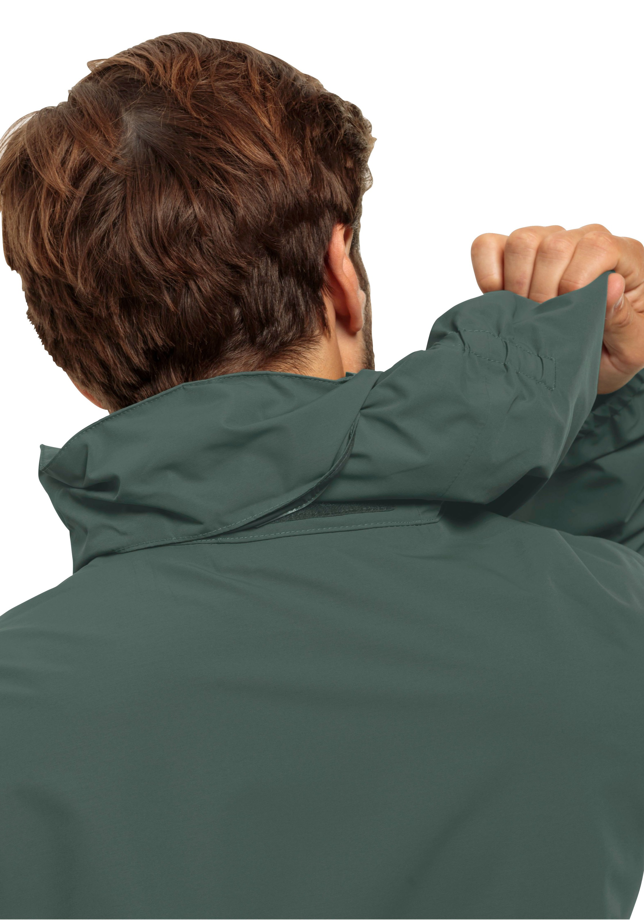 Jack Wolfskin Funktionsjacke »STORMY POINT 2L JKT M«, mit Kapuze, Wasserabweisend & Winddicht & Atmungsaktiv