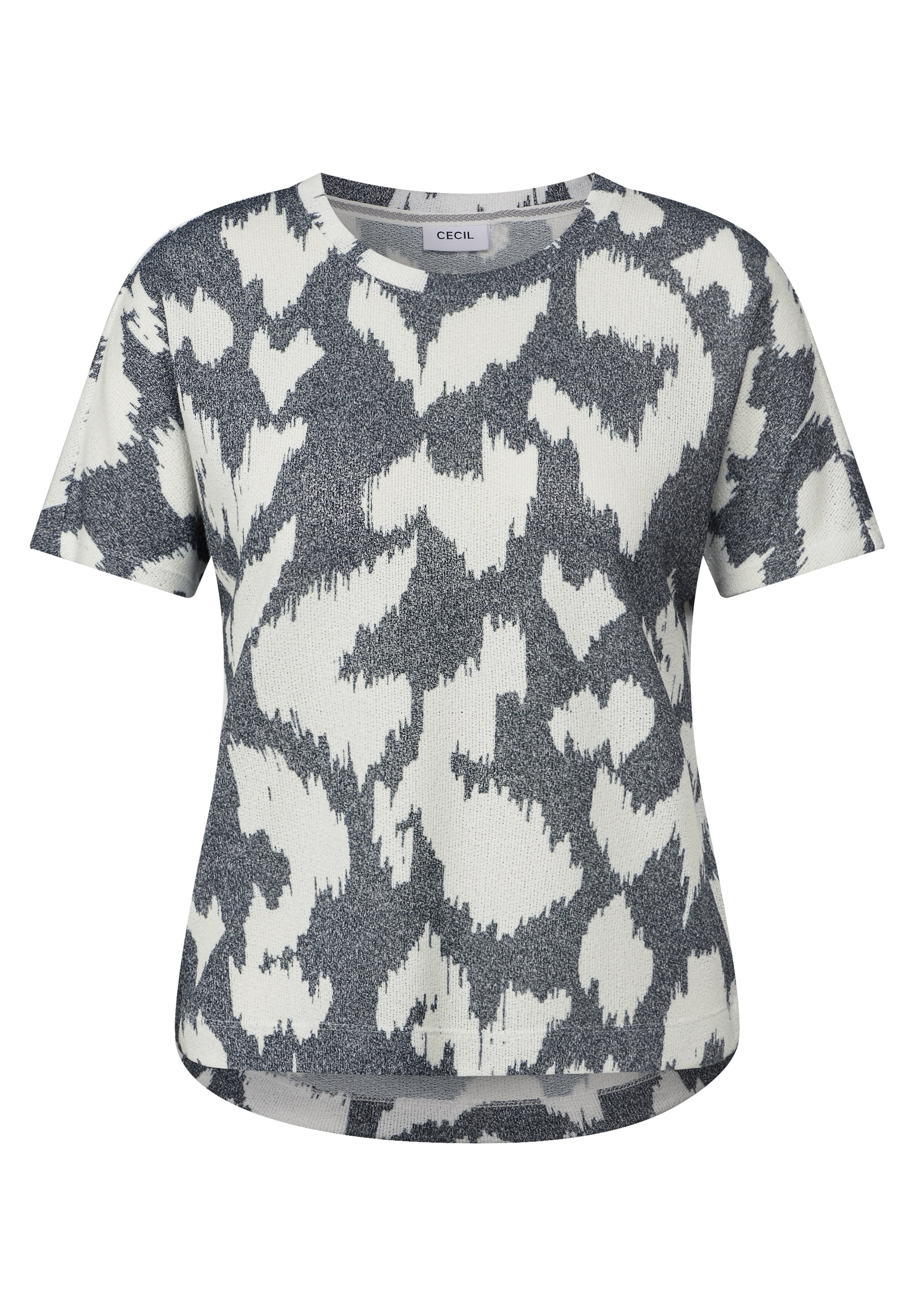 Cecil Rundhalsshirt, mit Rundhalsausschnitt