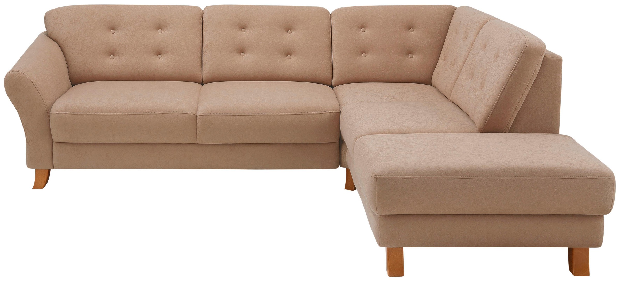 Home affaire Ecksofa »Trondheim L-Form«, mit Federkern
