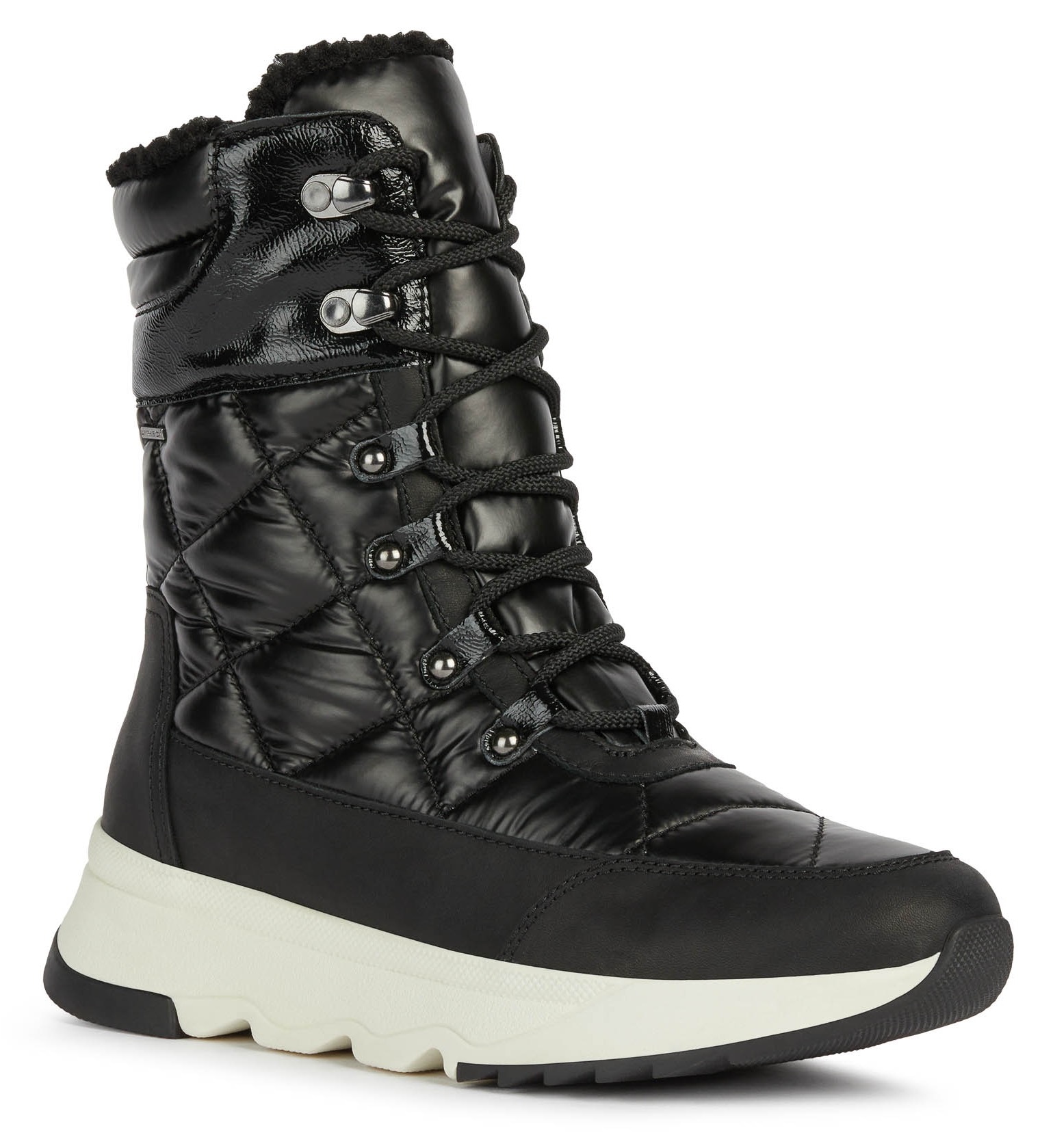 Geox Winterboots "D FALENA B ABX", Schnee, Winter, Keilabsatz, Schnürschuh günstig online kaufen