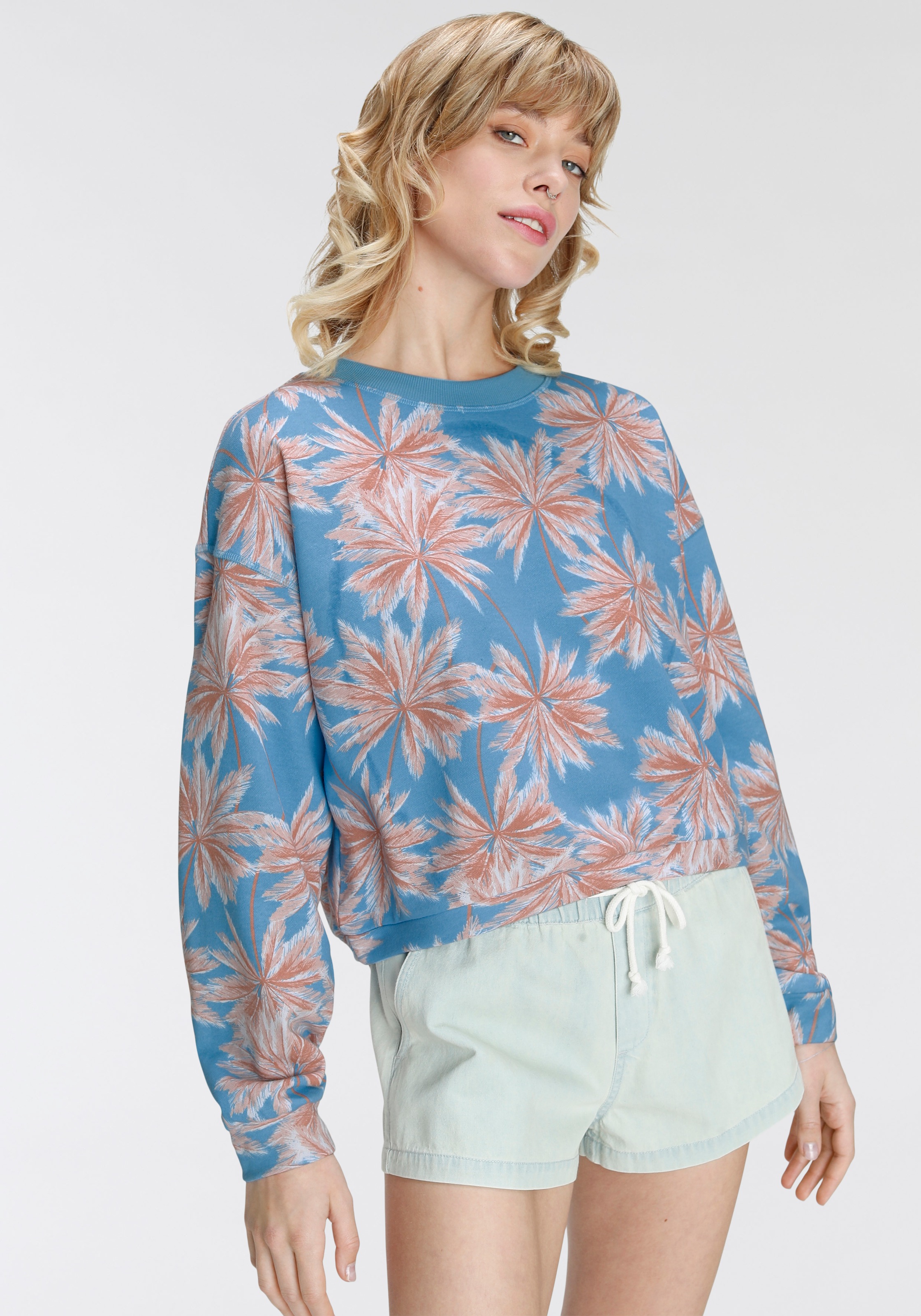 Roxy Sweatshirt »Damen mit Palmenprint« (Packung)