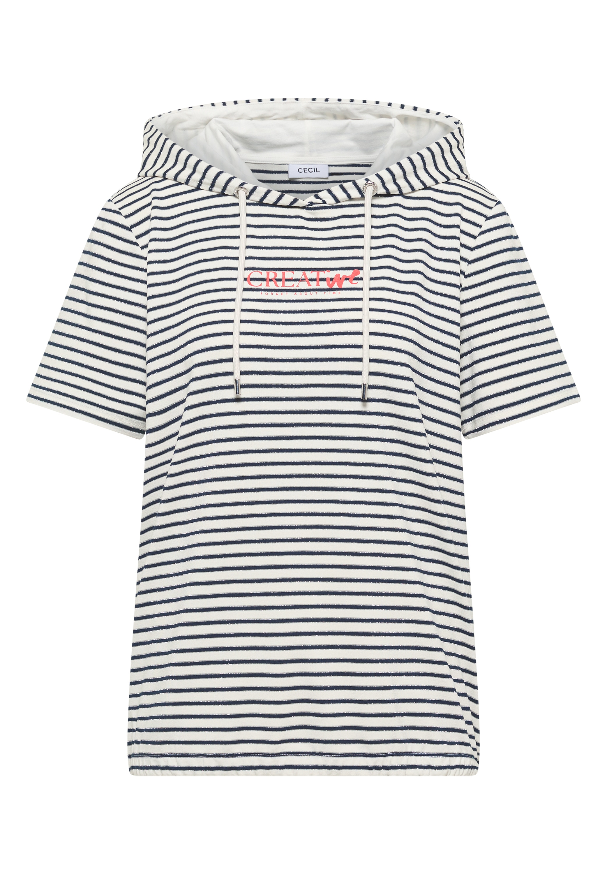 Cecil Kapuzenshirt mit Glitzer-Detail