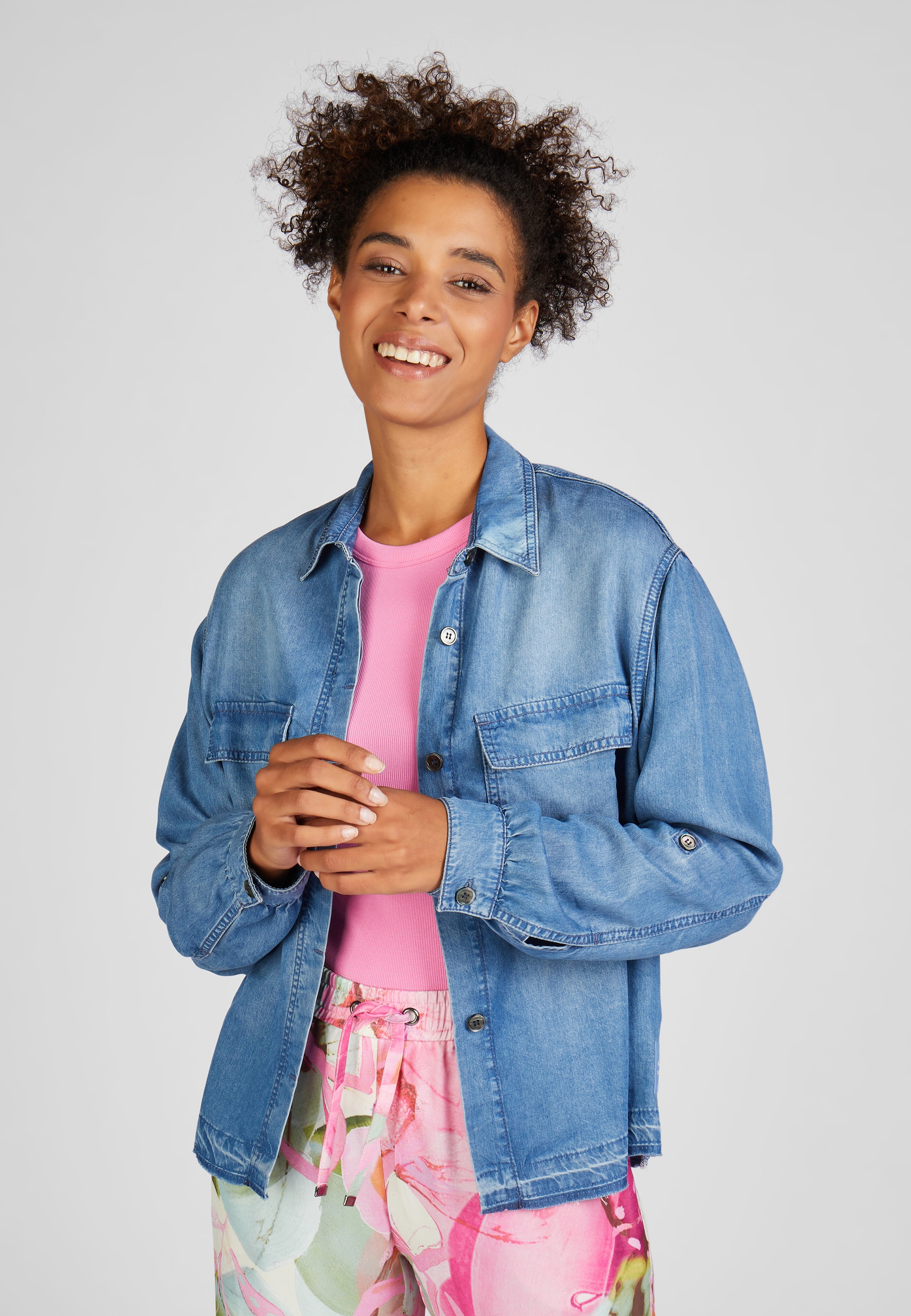 LeComte Hemdbluse "LeComte Leichte Jeansjacke"