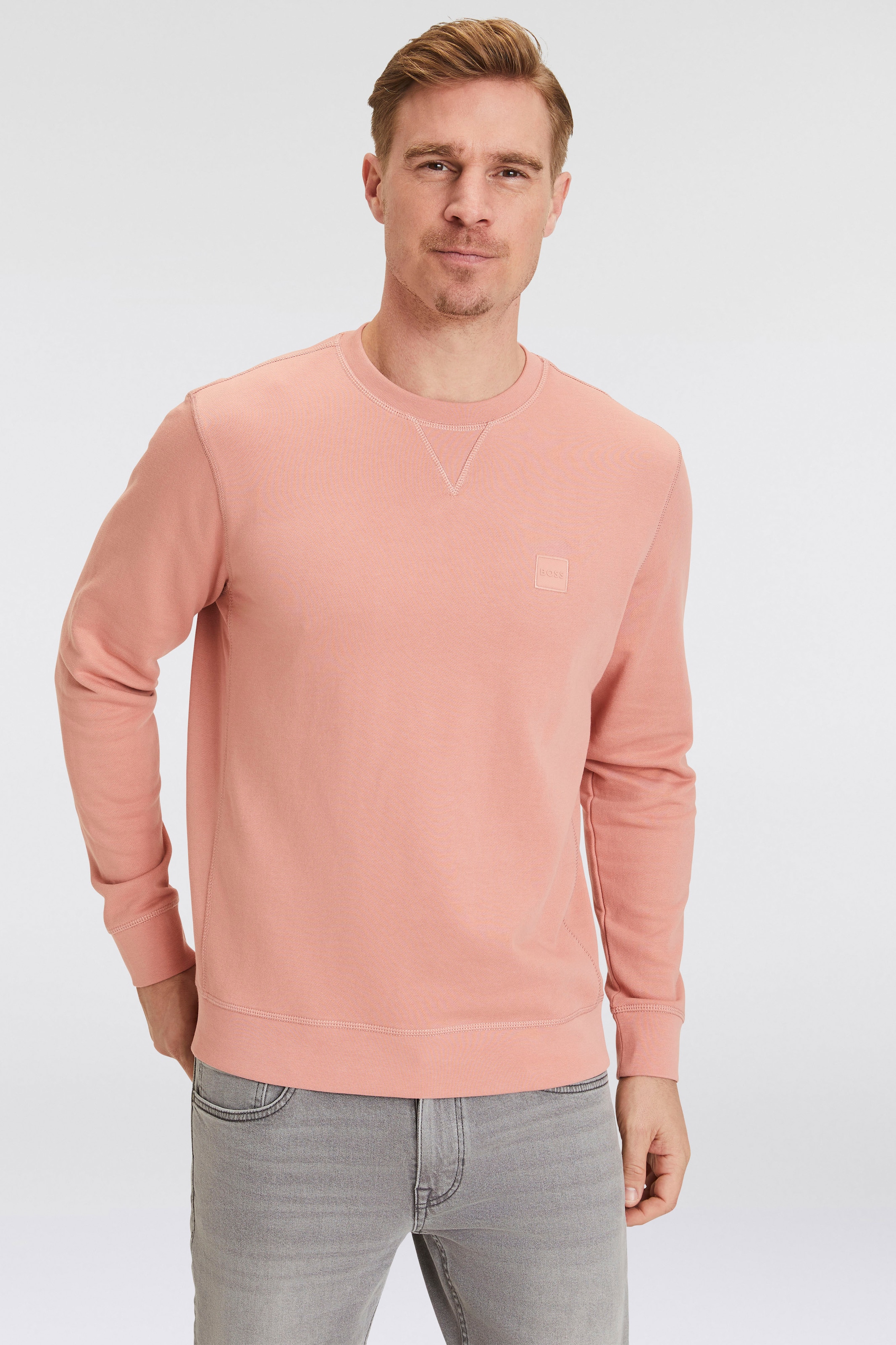 BOSS ORANGE Sweatshirt "Westart", mit BOSS Logopatch