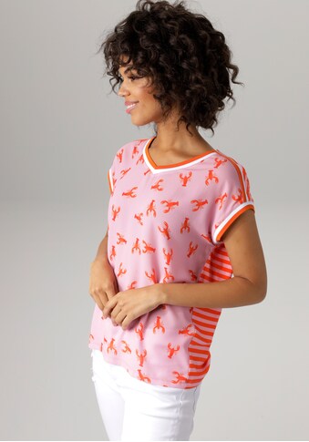Aniston CASUAL T-Shirt, mit kleinen Hummern oder graphischem Dessin - welches ist dein... kaufen