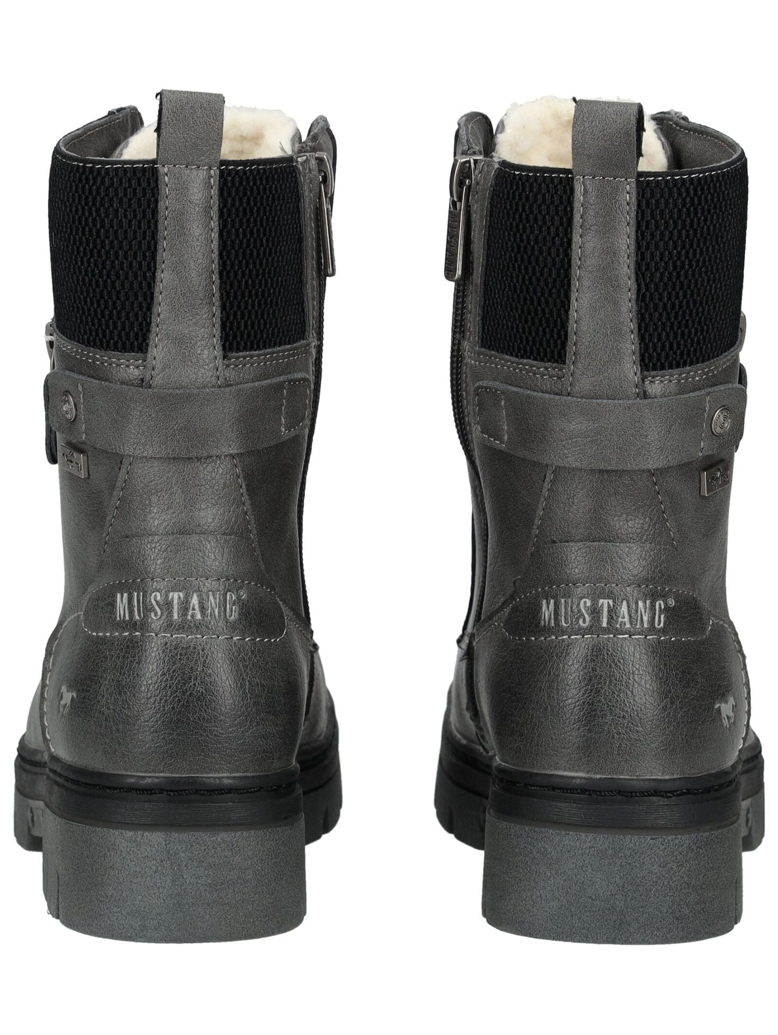 Mustang Shoes Schnürstiefelette »Mustang Shoes Stiefelette Lederimitat«