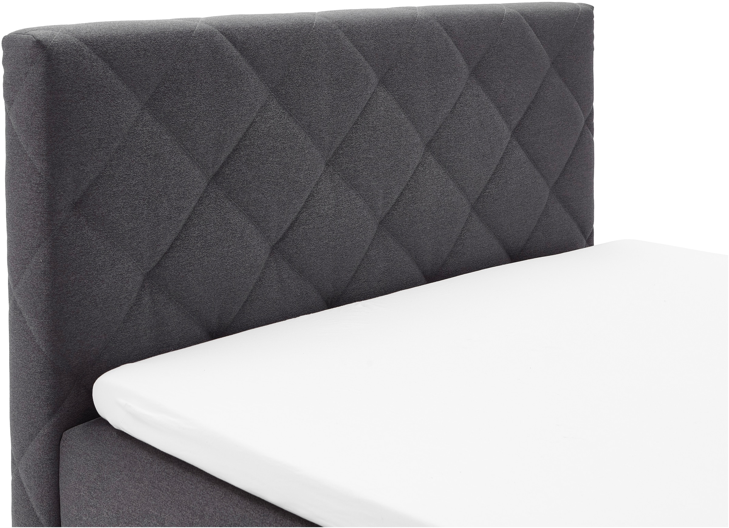 meise.möbel Boxspringbett »Messina«, inkl. Bettkasten, LED-Beleuchtung und Topper