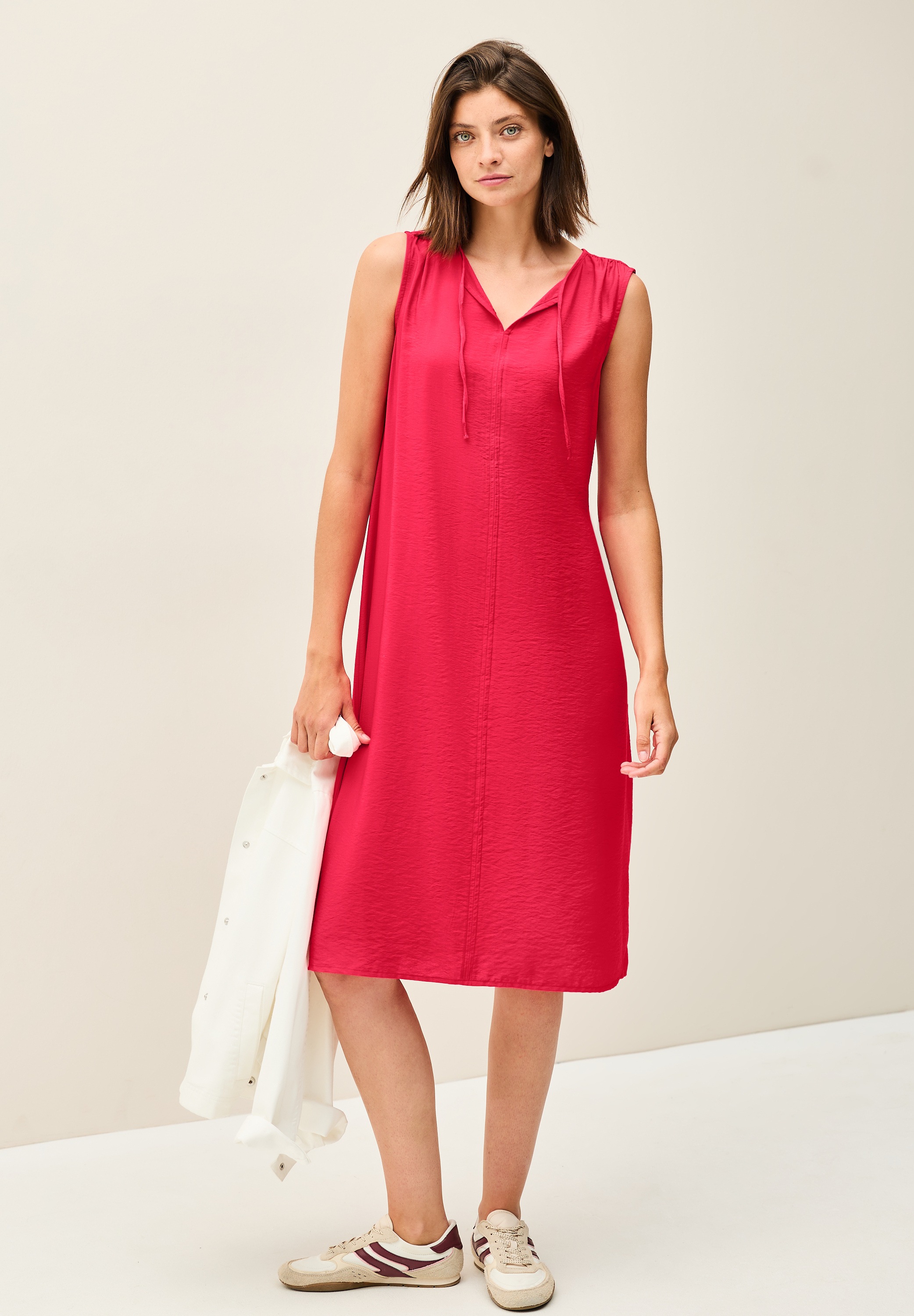 Thumbnail - Cecil Tunikakleid Ohne Taschen Sommerkleid mit Bändern am Ausschnitt