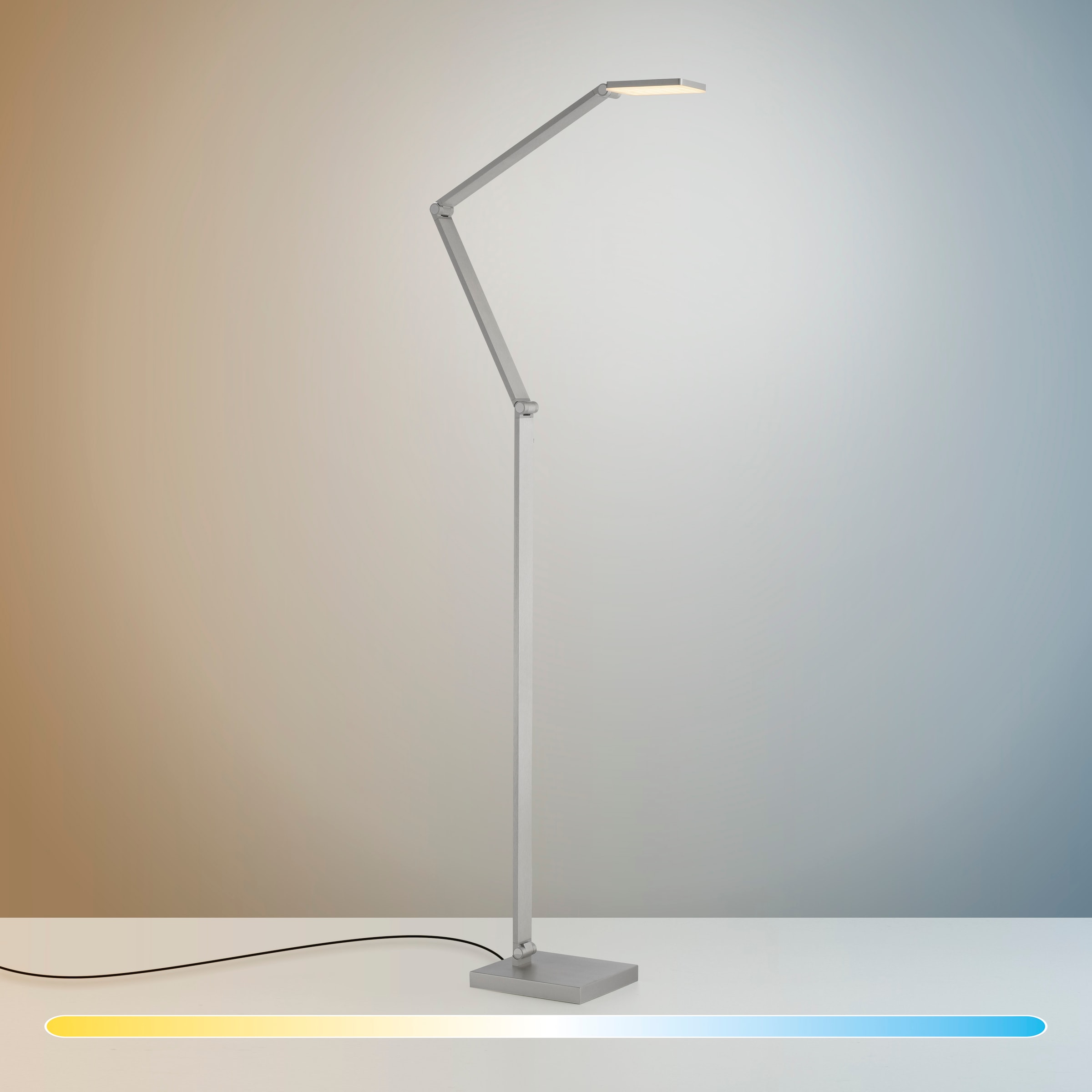 Paul Neuhaus LED Stehlampe »SAMSKY« LED-Board 1 Stk. warmweiß - kaltweiß Tastdimmer, CCT 2700-5000K, Memory, Höhenverstellbar