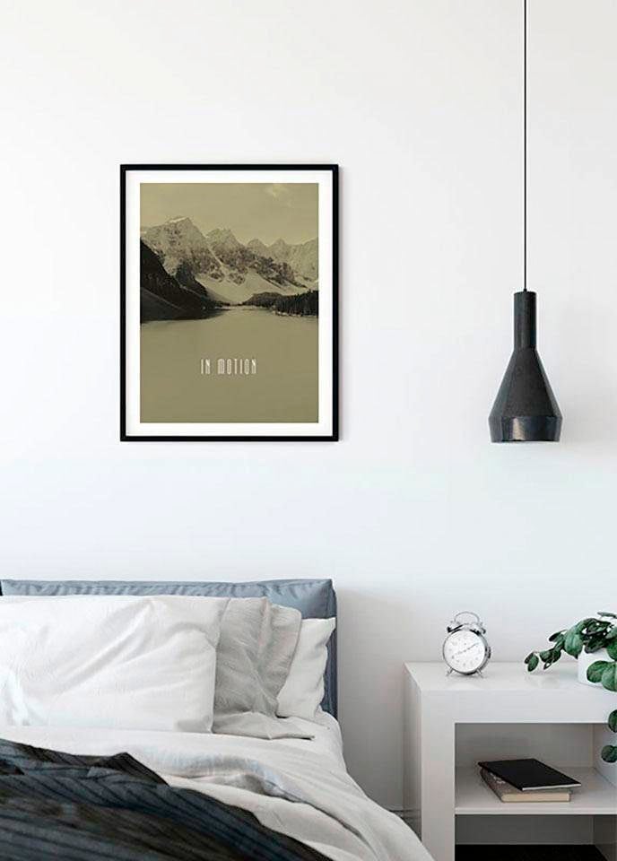 Komar Bild »Word Lake In Motion Sand«, Natur, (1 St.), Wandbild zur Dekoration - ohne Rahmen